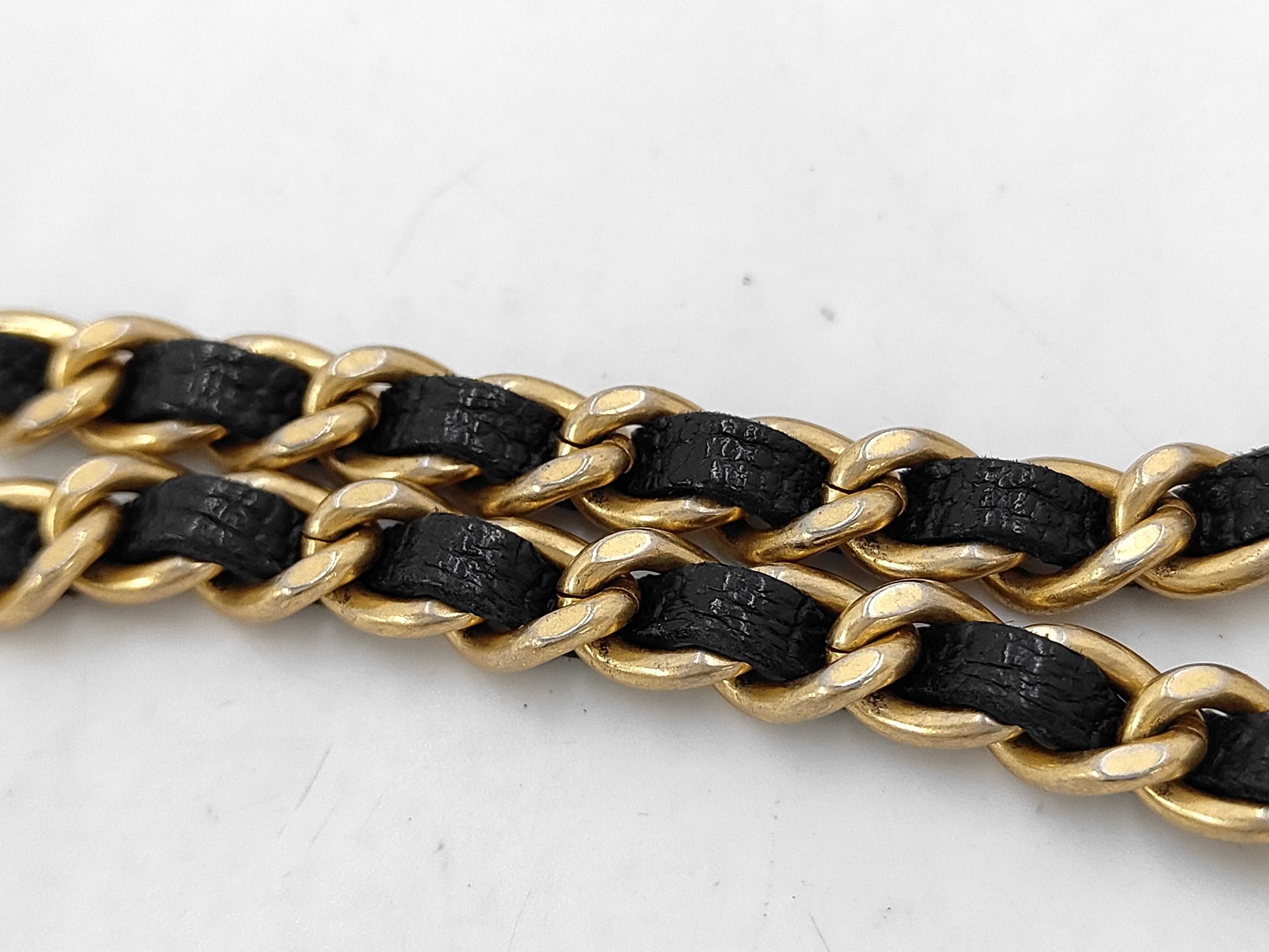 Caviar Skin Boy Chanel Chain Wallet Black Shoulder Bag — view 4