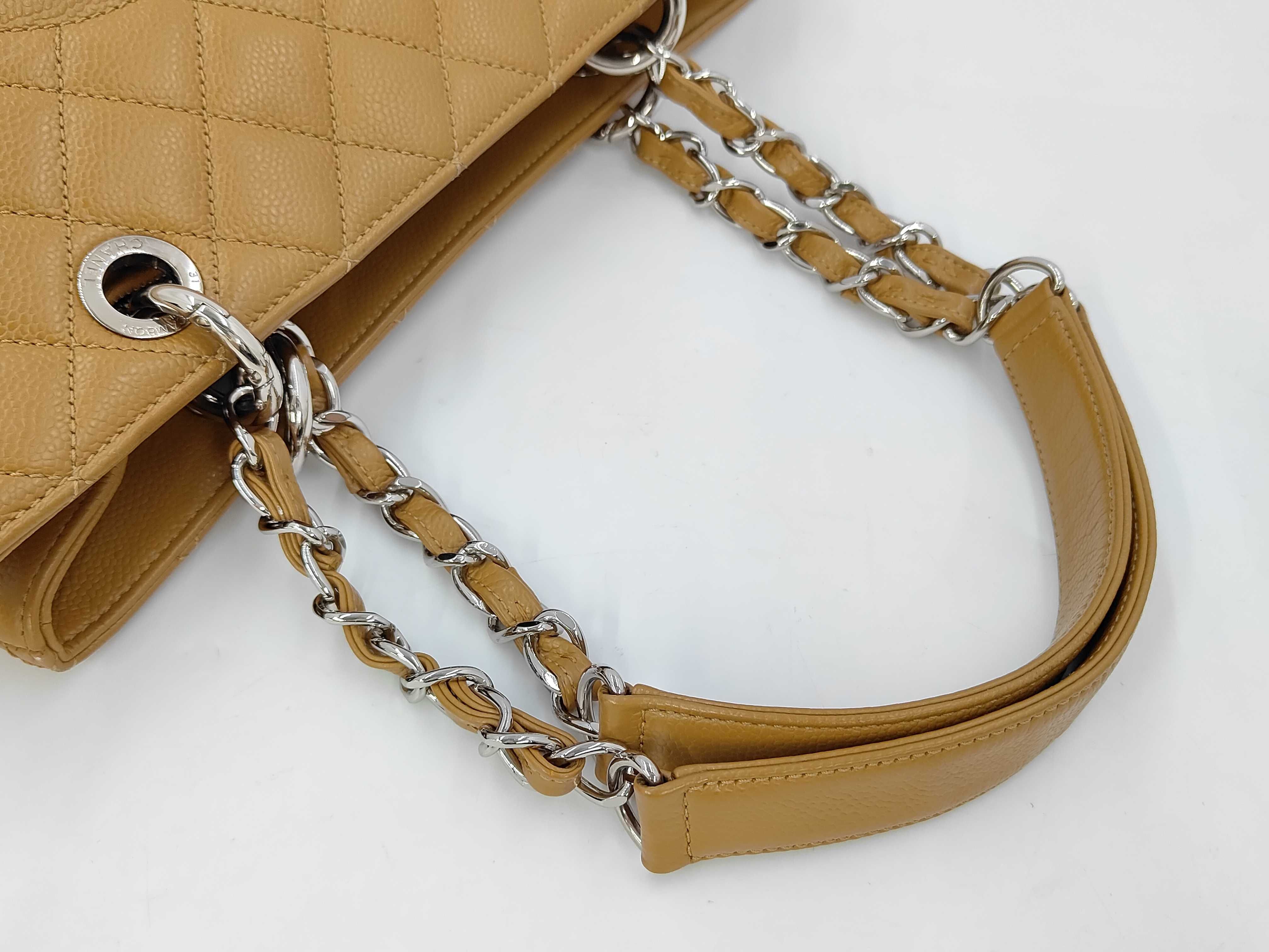 Caviar Skin Large Coco Shoulder Bag Tote Bag — view 5