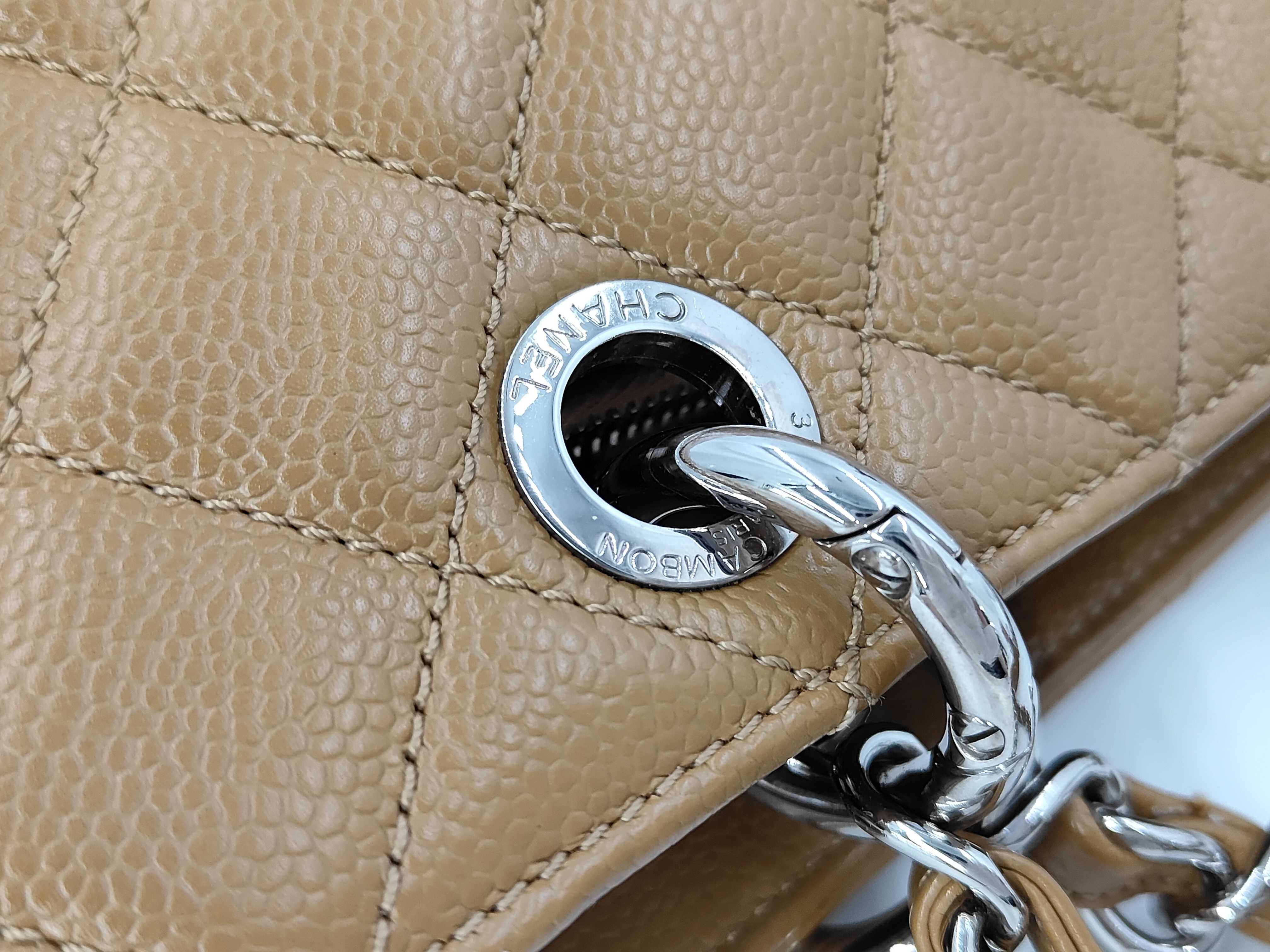 Caviar Skin Large Coco Shoulder Bag Tote Bag — view 7
