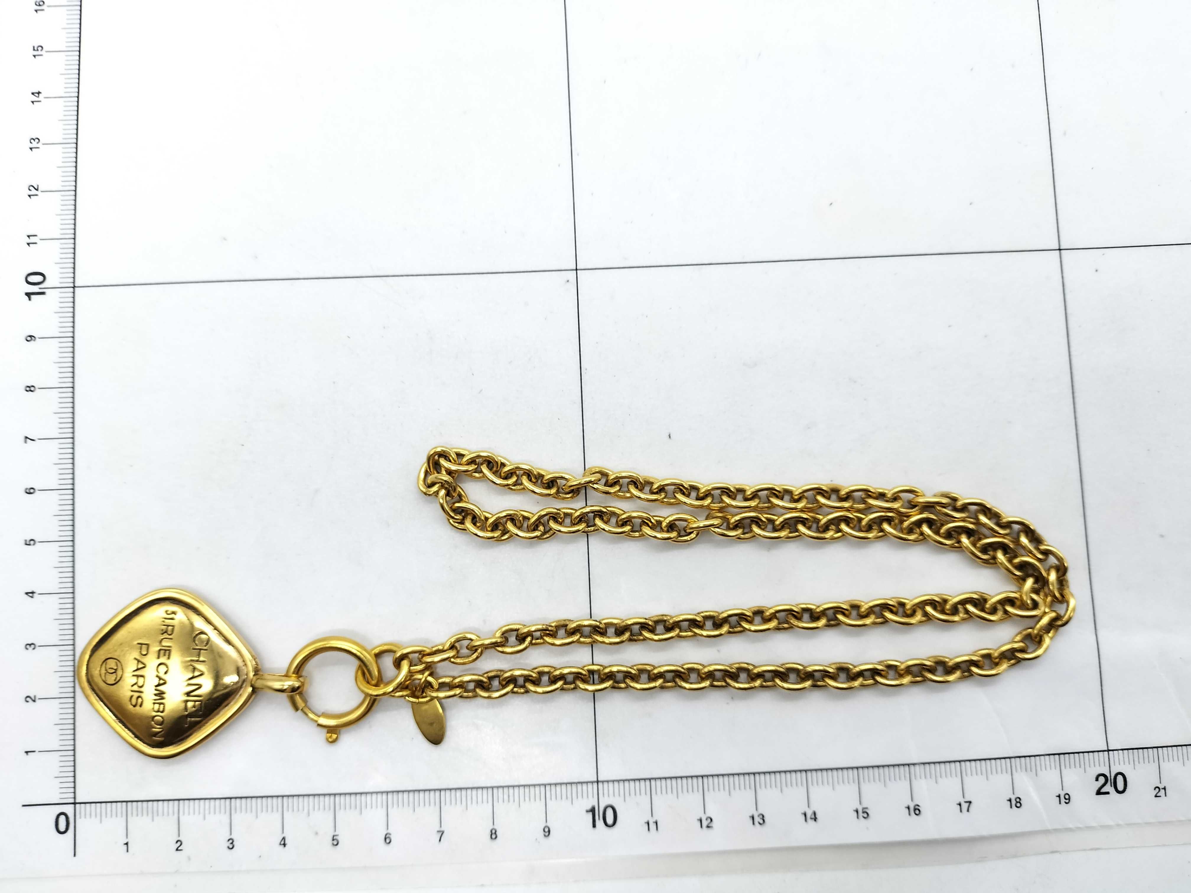 Cambon Chain Gold Necklace — view 4