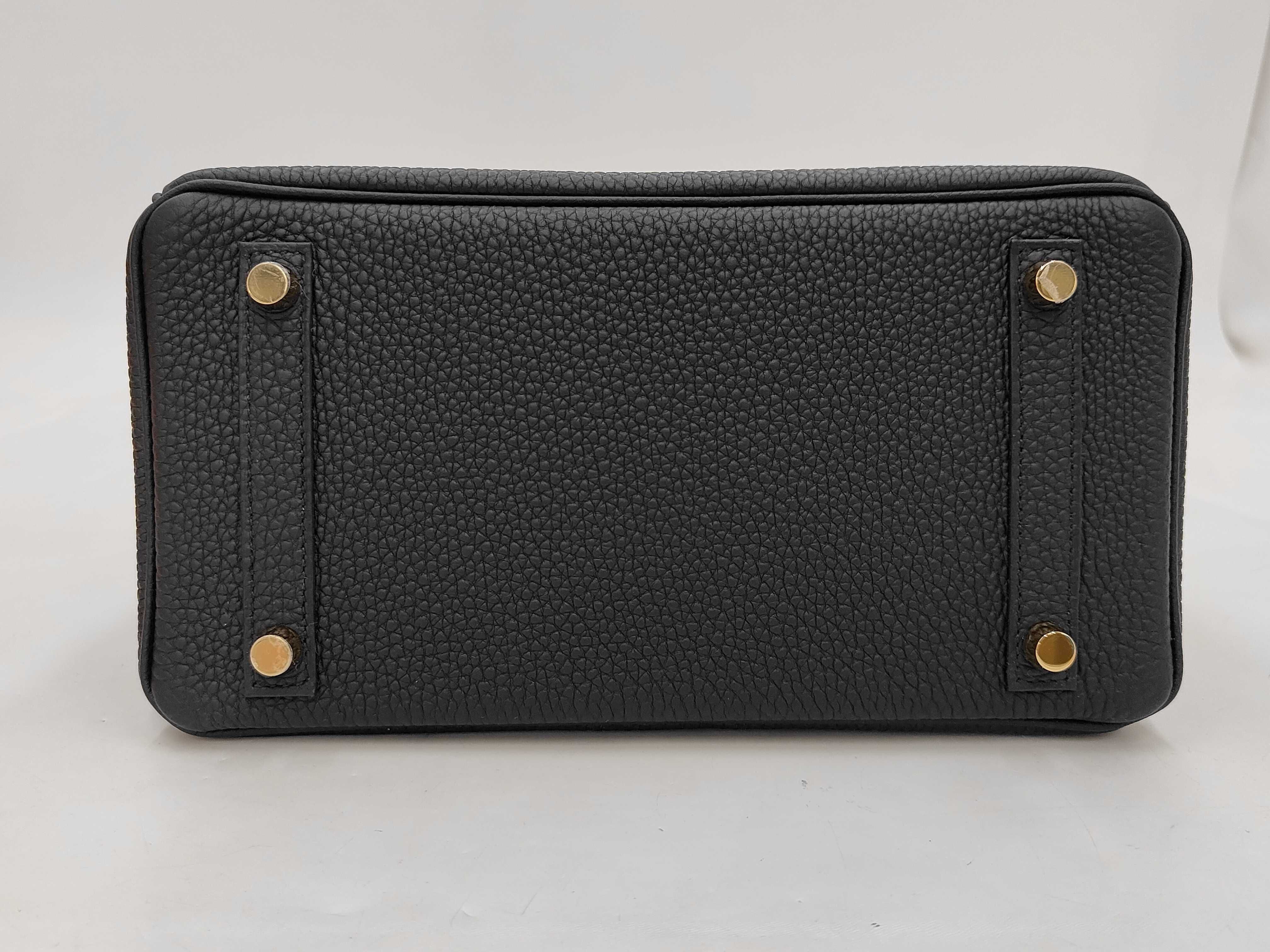 Birkin 35 Togo Black Gold Hardware G Stamp Handbag — view 10