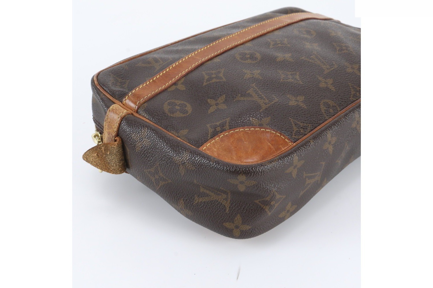 Monogram Compiegne 28 M51845 Leather Clutch Bag — view 5