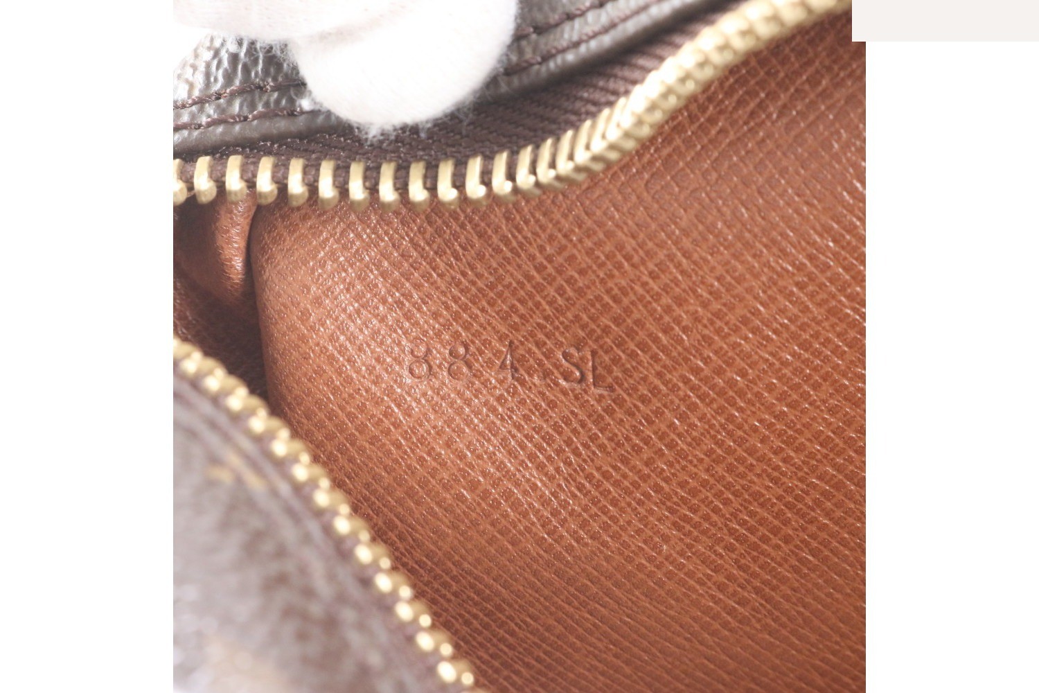 Monogram Compiegne 28 M51845 Leather Clutch Bag — view 8