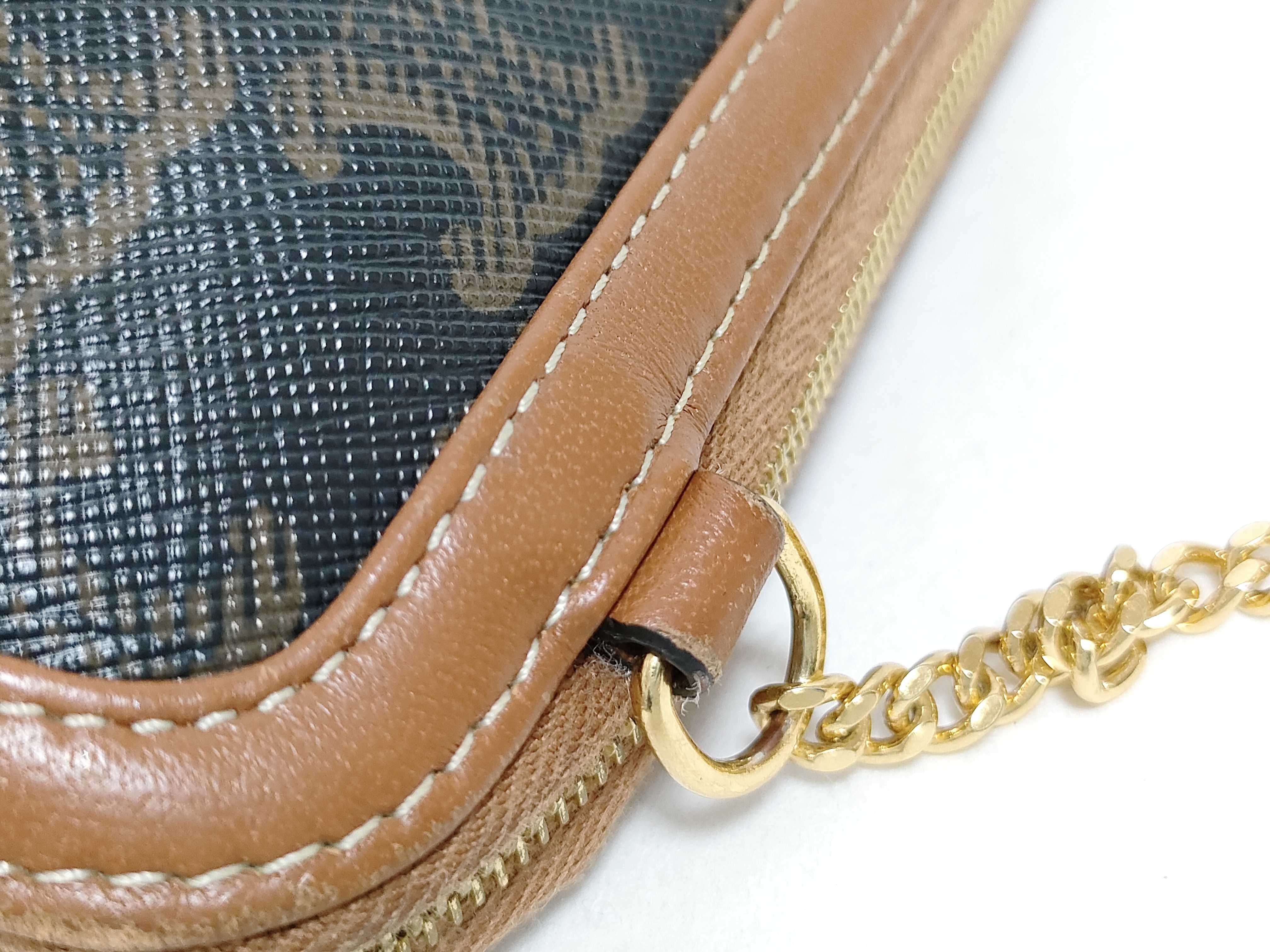 Triomphe PVC Chain Shoulder Bag — view 5