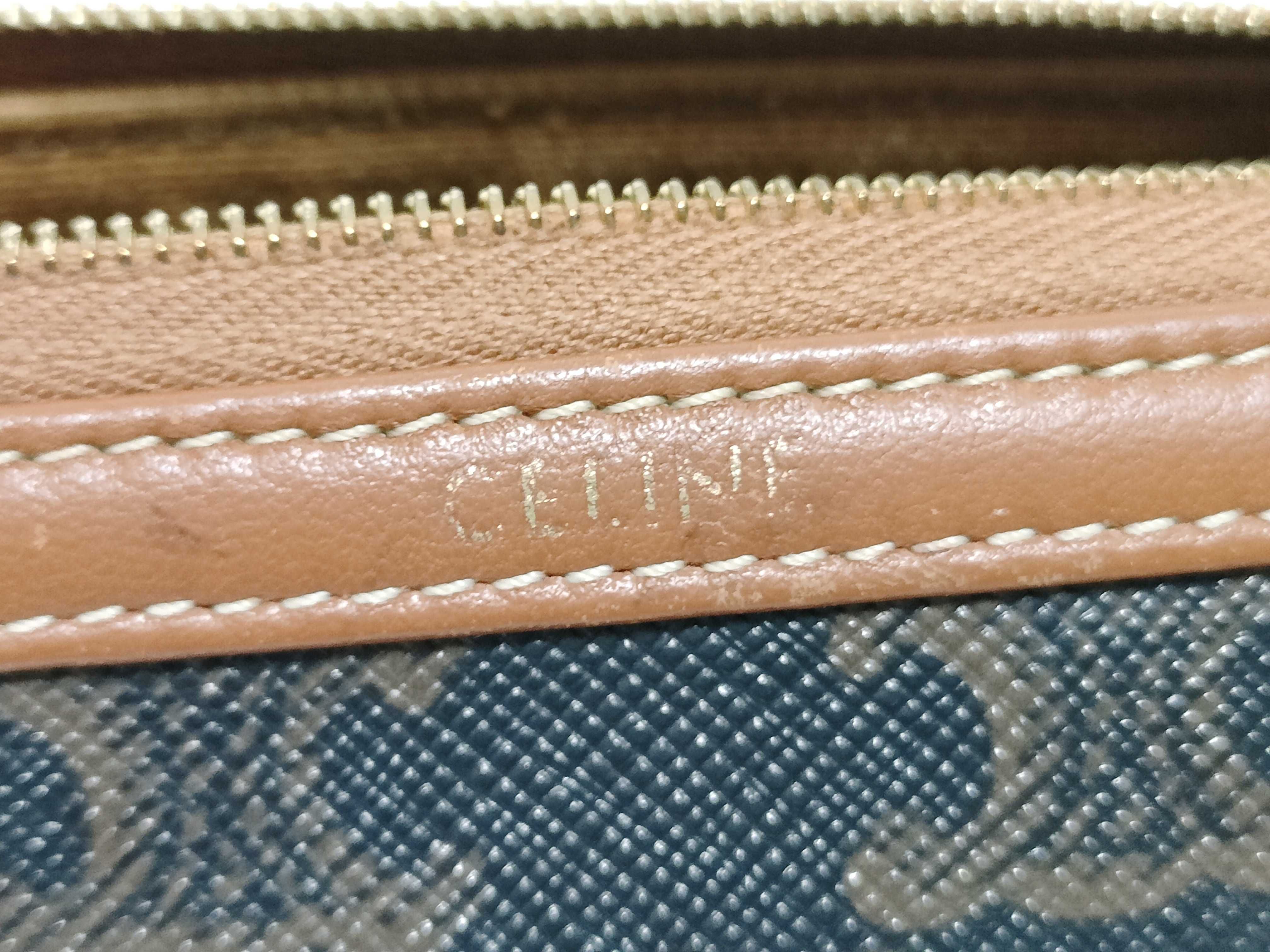 Triomphe PVC Chain Shoulder Bag — view 9