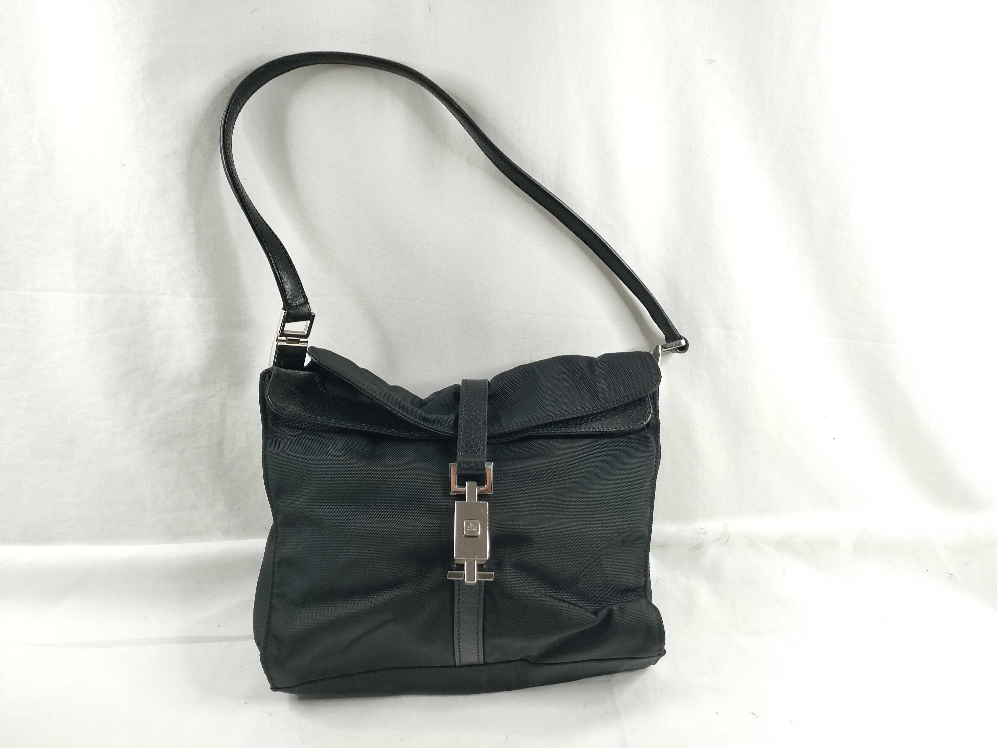 Shoulder Bag, Gucci One-Shoulder Bag, Handbag, Jackie Flap, Black Shoulder Bag