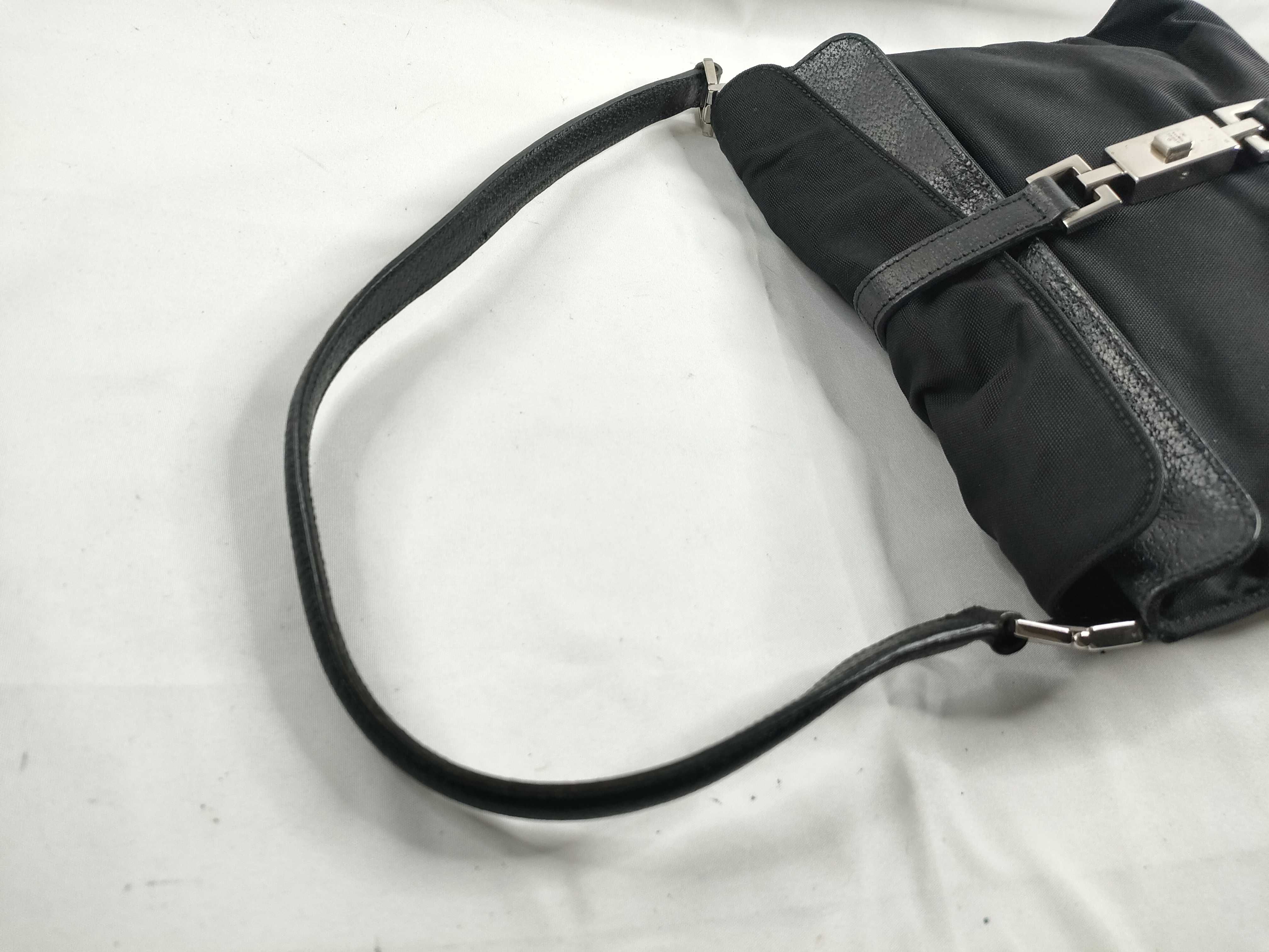 Shoulder Bag, Gucci One-Shoulder Bag, Handbag, Jackie Flap, Black Shoulder Bag — view 6