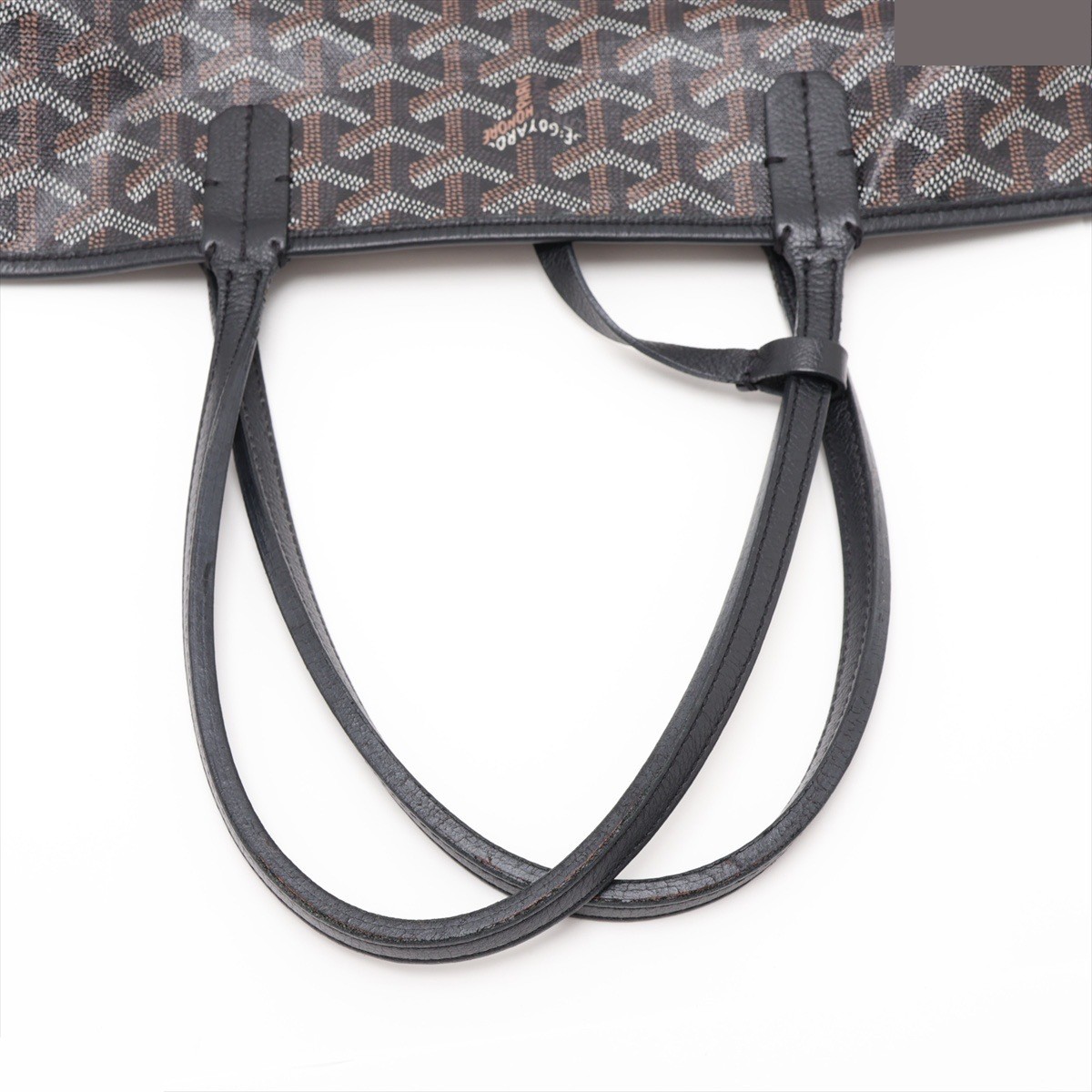 Saint Louis PM PVC x Leather Tote Bag, Black — view 4
