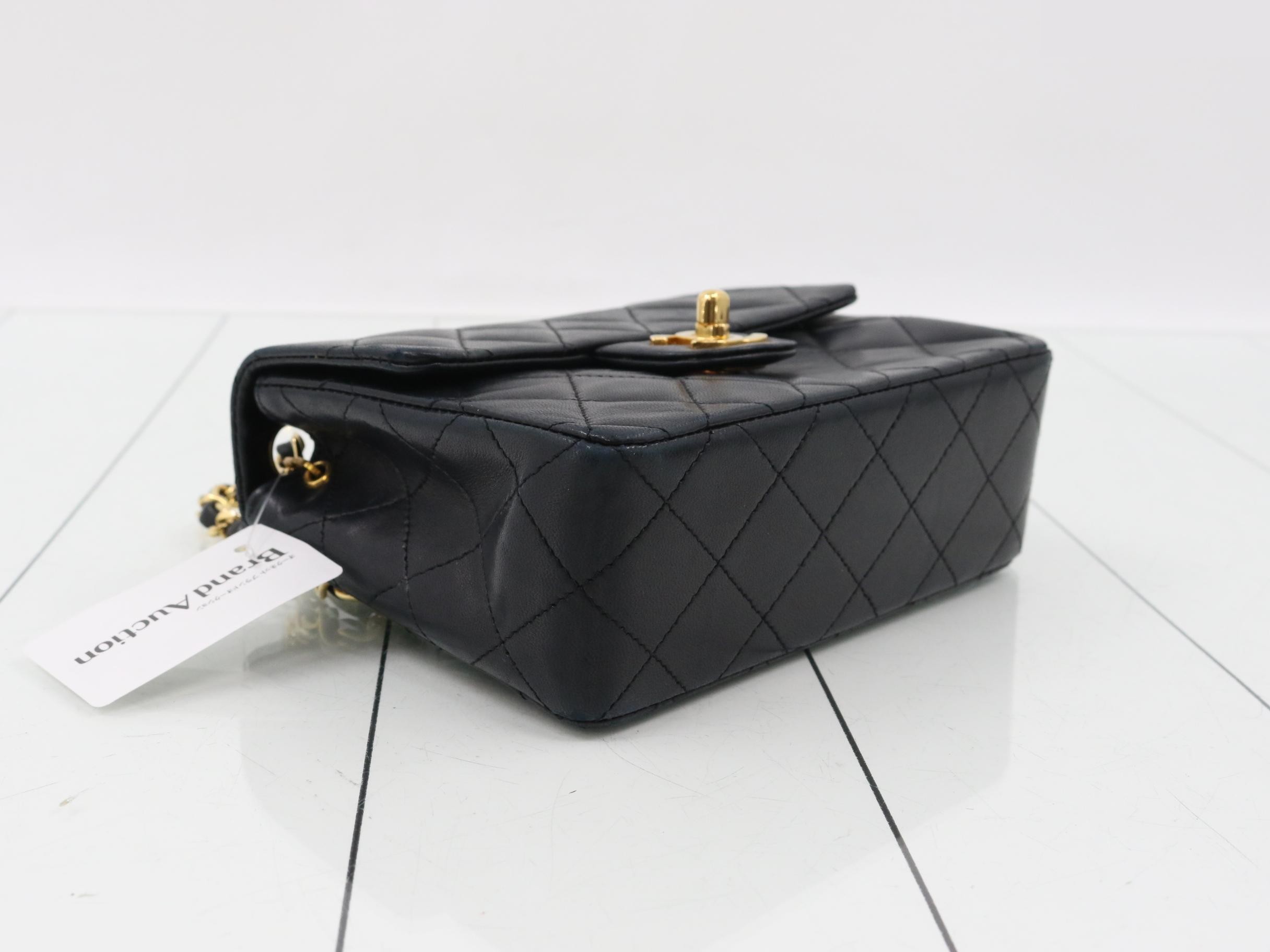 Mini Matelassé Lambskin Chain Shoulder Bag (Serial Number 0) — view 5