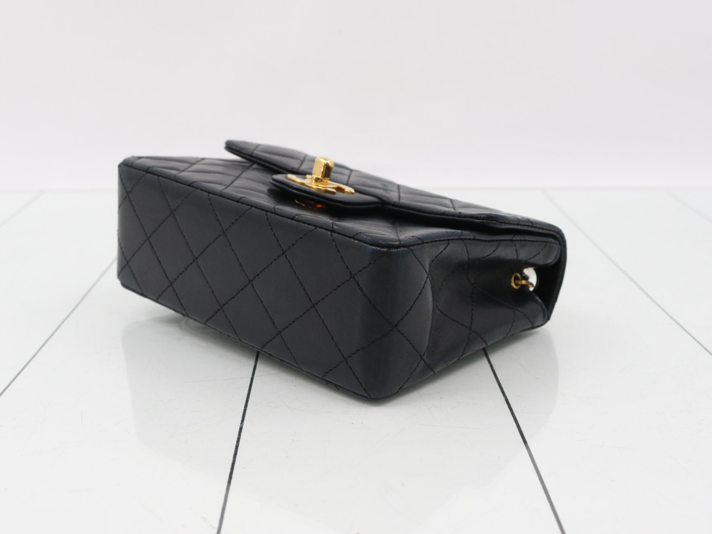 Mini Matelassé Lambskin Chain Shoulder Bag (Serial Number 0) — view 6