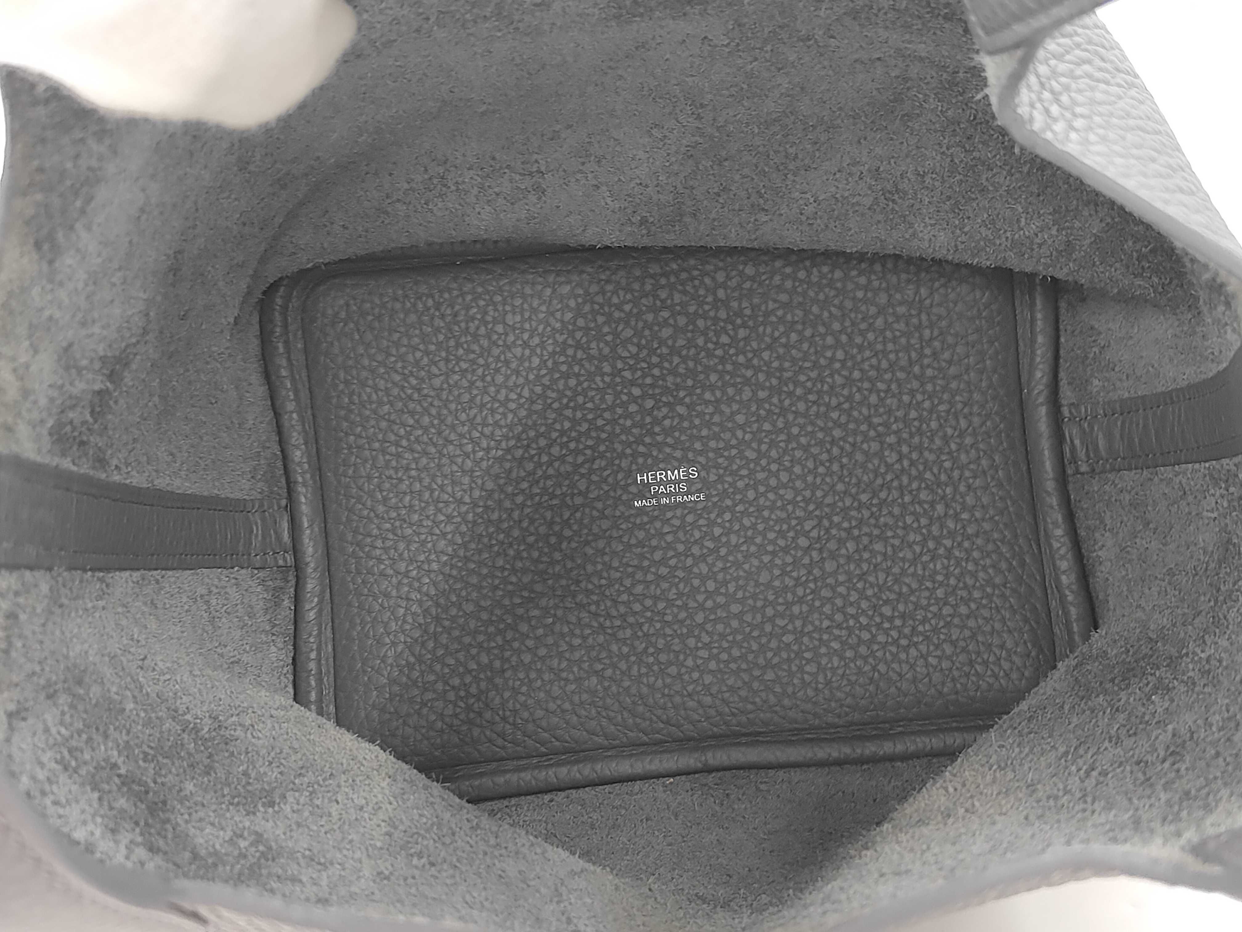 Picotin Lock 18 Gray Handbag — view 8