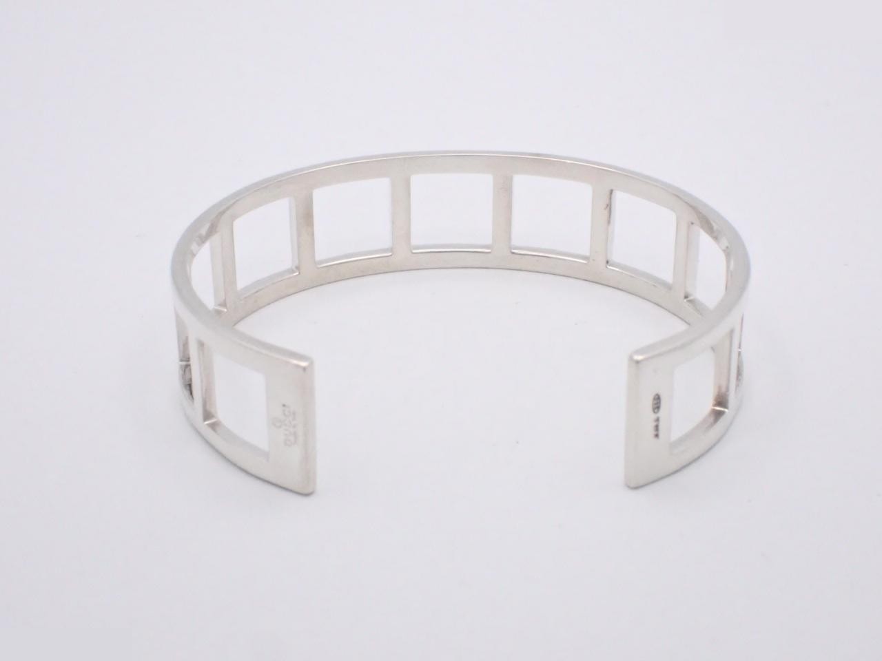 silver bangle, 925 sterling silver, 24.4g — view 2
