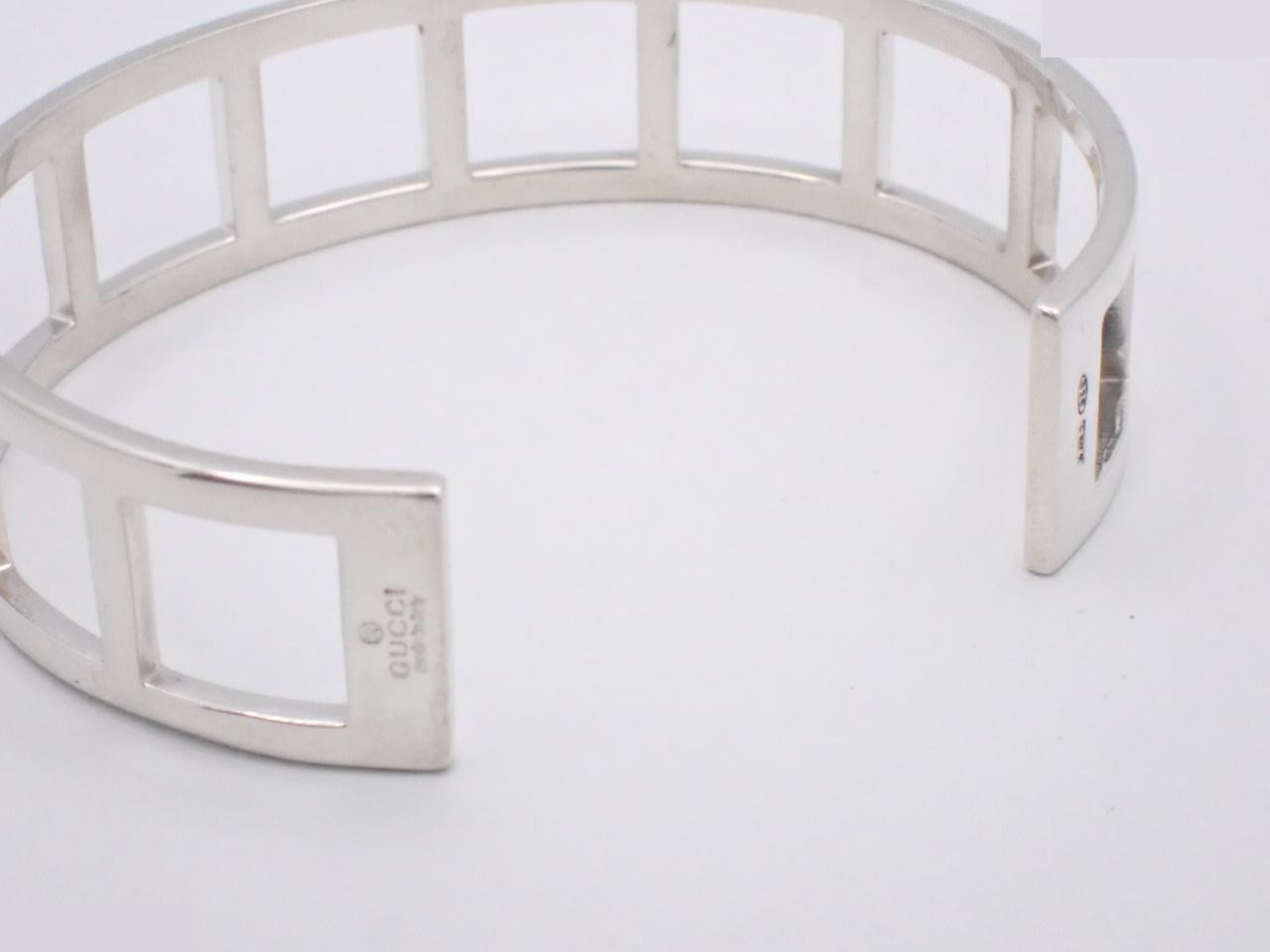 silver bangle, 925 sterling silver, 24.4g — view 3