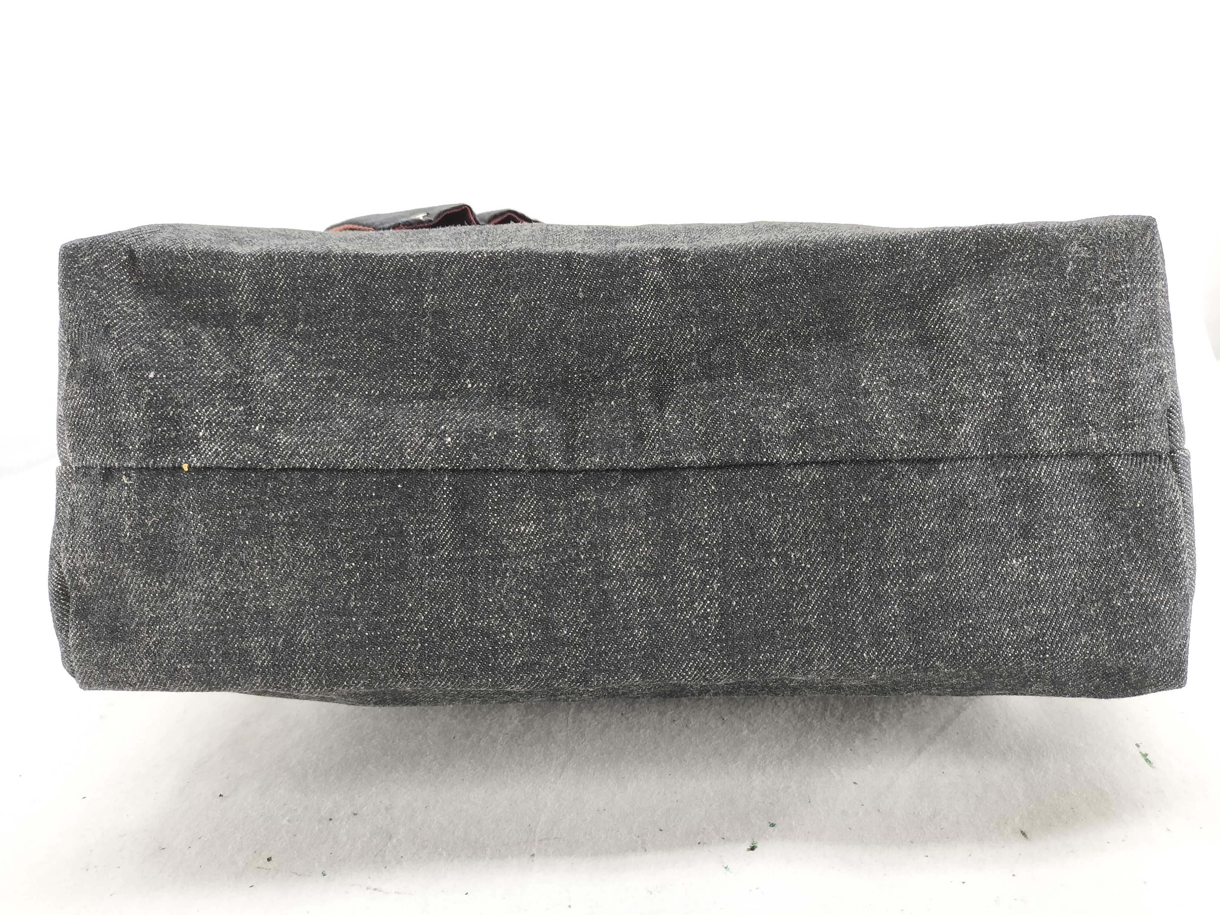 Blue Label Denim Ribbon Shoulder Bag — view 7