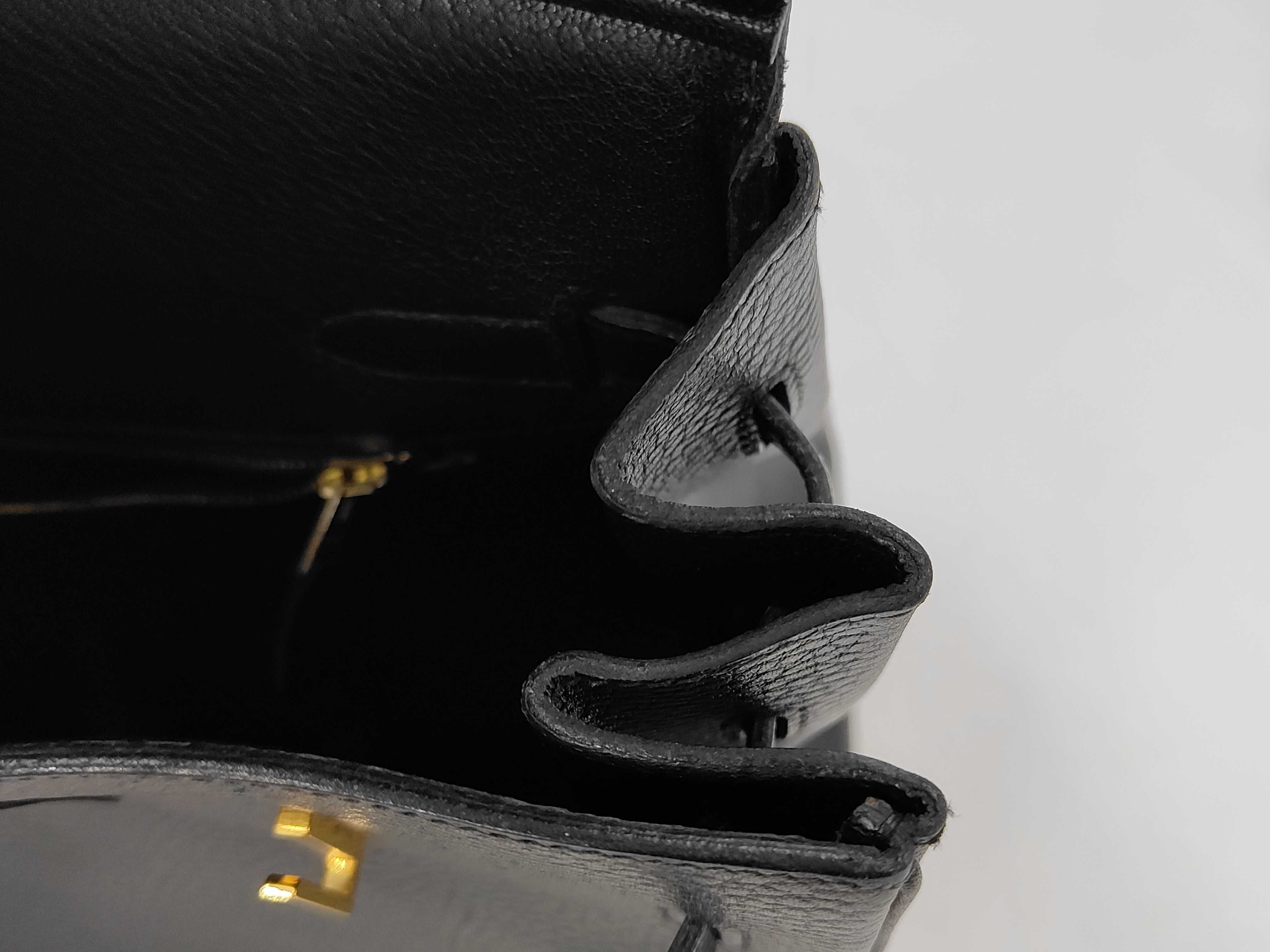 Birkin 35 Ardennes G stamp 2003 Black Handbag with dust bag, padlock, clochette, and keys — view 14
