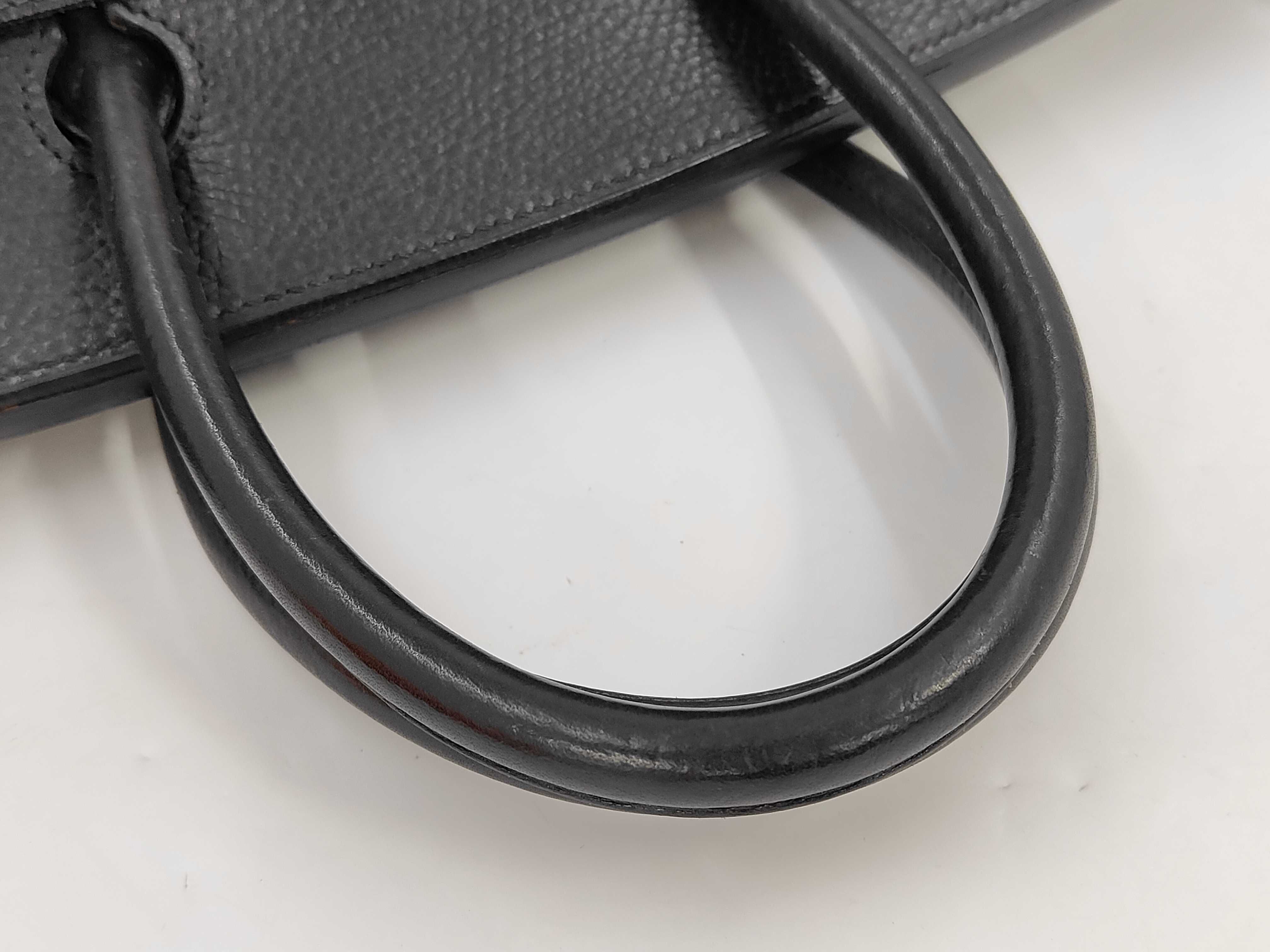 Birkin 35 Ardennes G stamp 2003 Black Handbag with dust bag, padlock, clochette, and keys — view 5