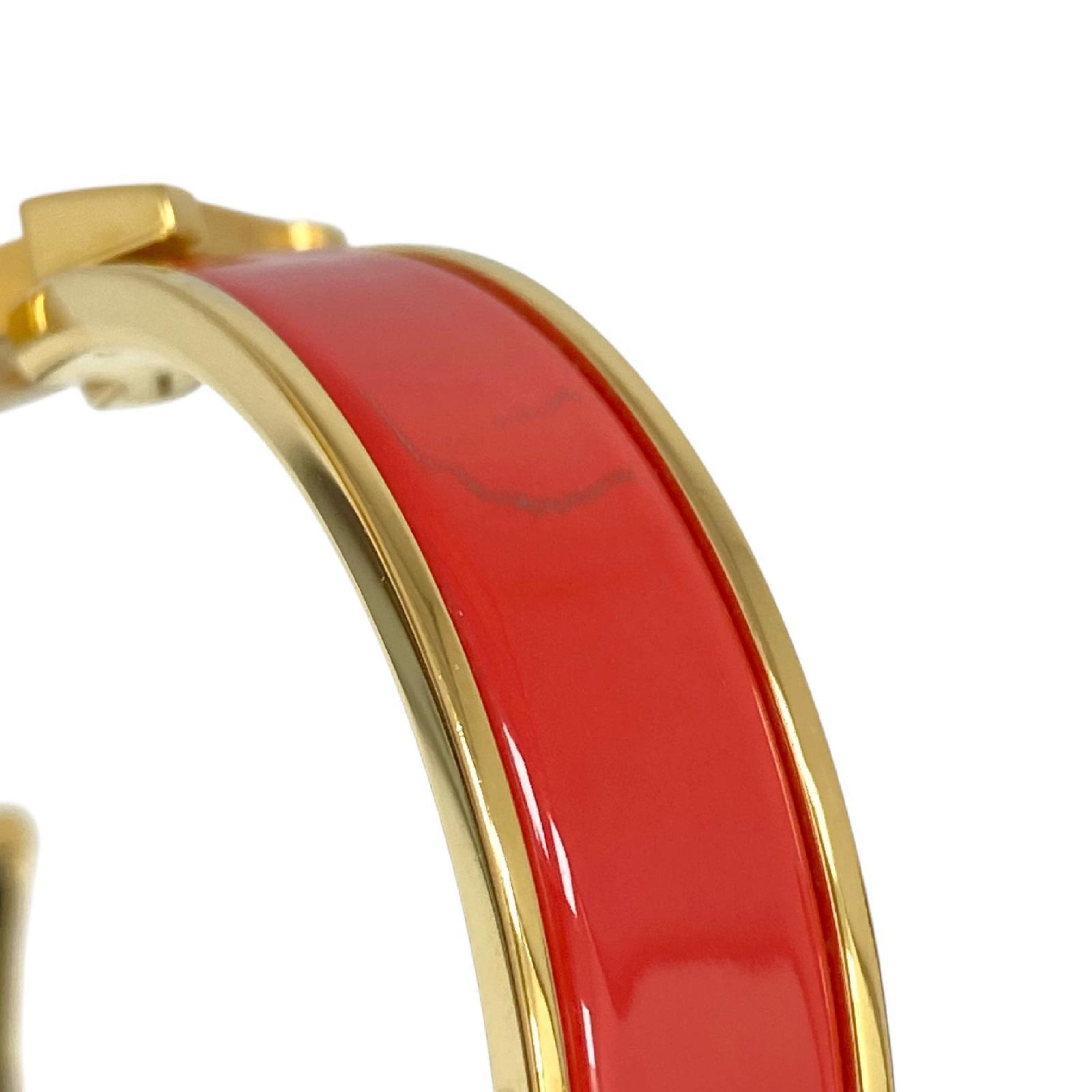 【*Shipped from: Hong Kong*】HERMES ( ) Red Gold Plated Click H Bangle Bracelet/Bangle — view 11