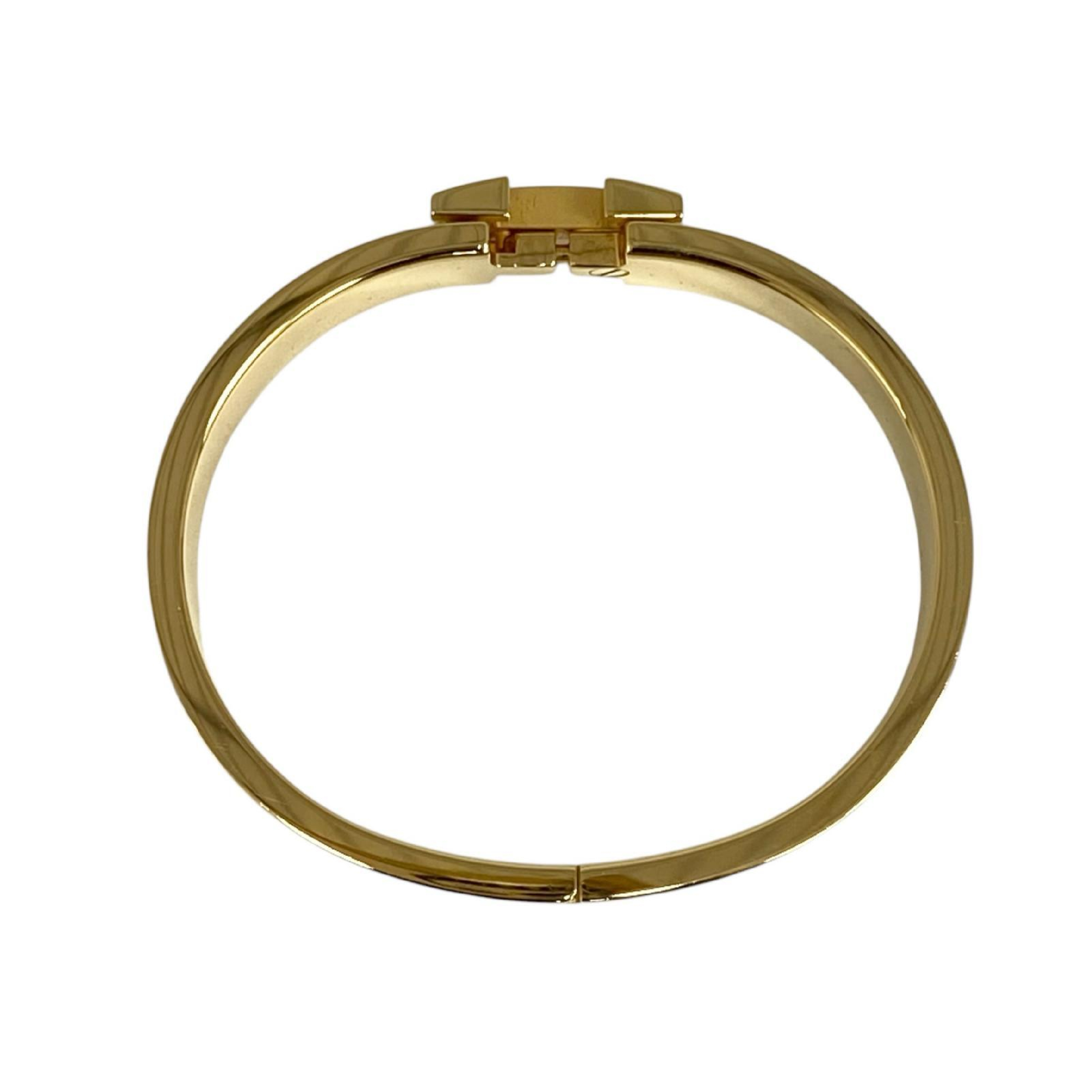 【*Shipped from: Hong Kong*】HERMES ( ) Red Gold Plated Click H Bangle Bracelet/Bangle — view 5