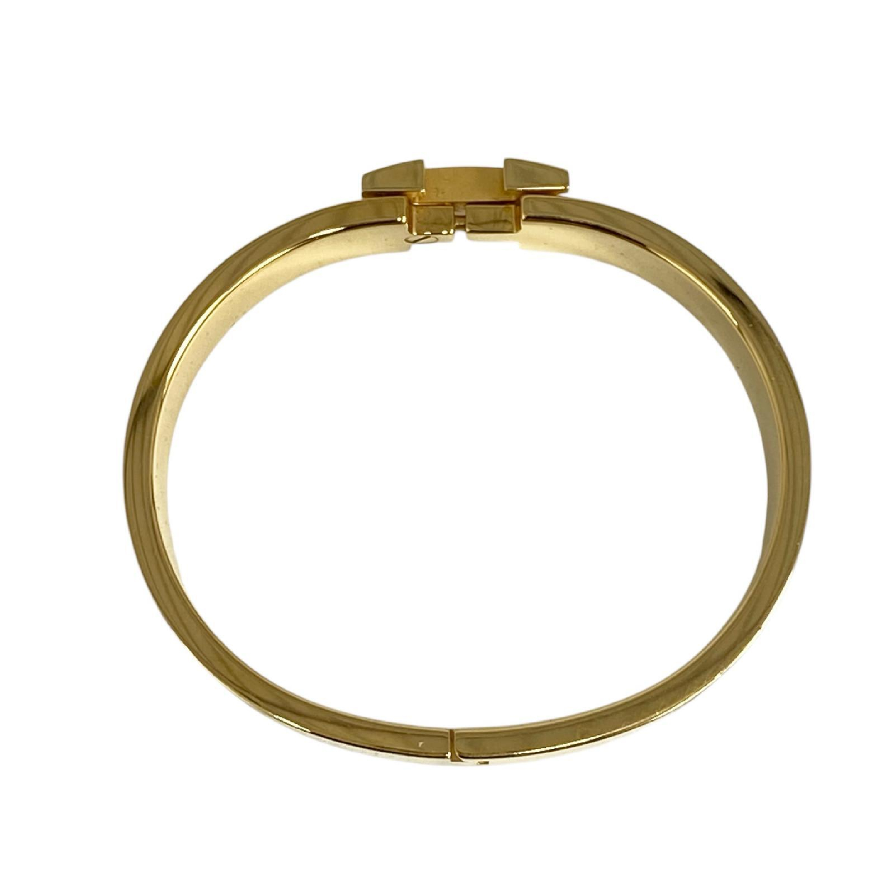 【*Shipped from: Hong Kong*】HERMES ( ) Red Gold Plated Click H Bangle Bracelet/Bangle — view 6
