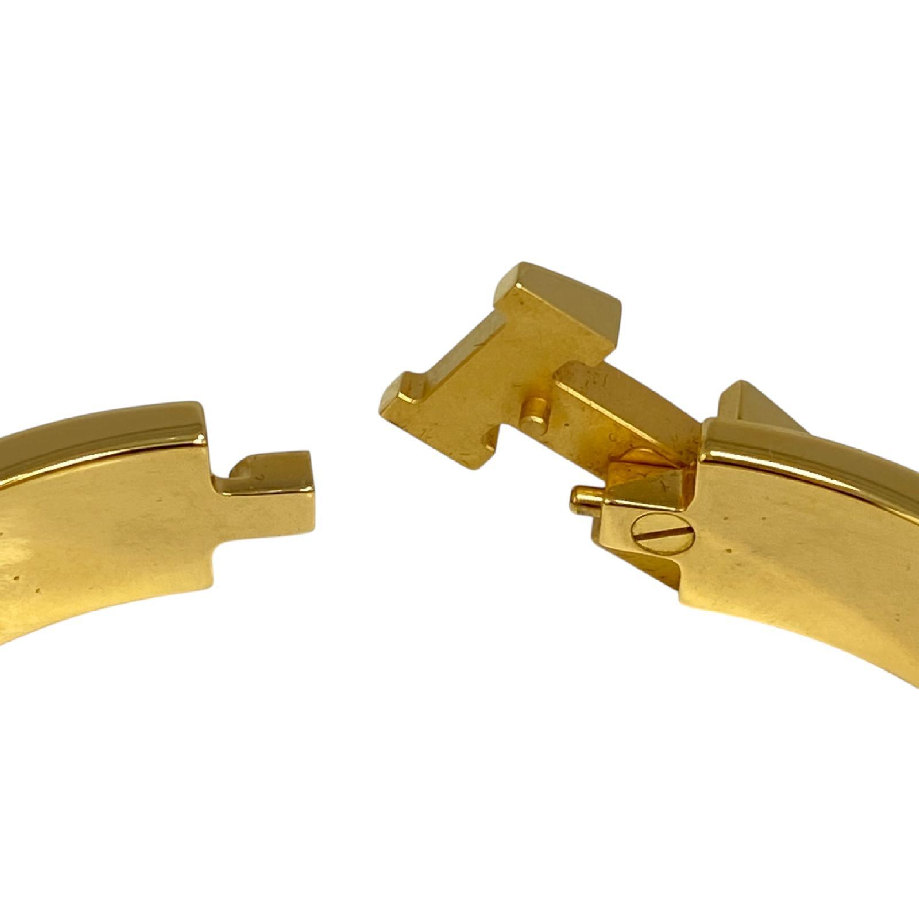 【*Shipped from: Hong Kong*】HERMES ( ) Red Gold Plated Click H Bangle Bracelet/Bangle — view 8