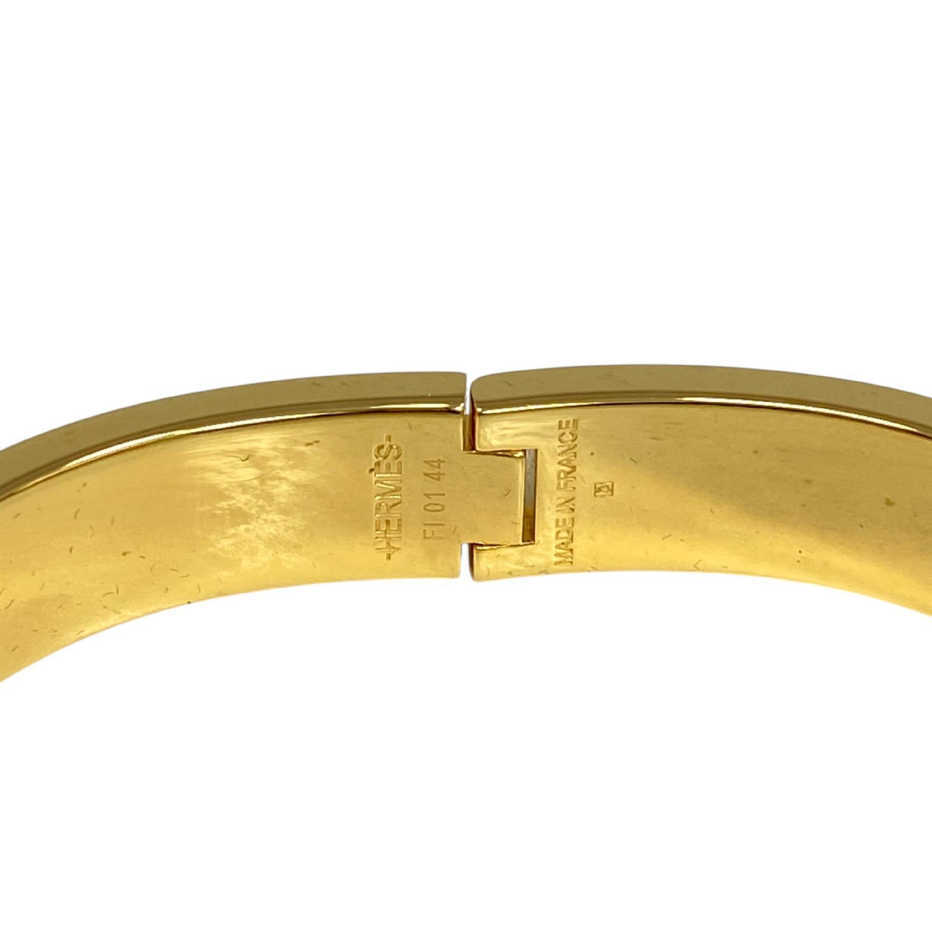 【*Shipped from: Hong Kong*】HERMES ( ) Red Gold Plated Click H Bangle Bracelet/Bangle — view 9