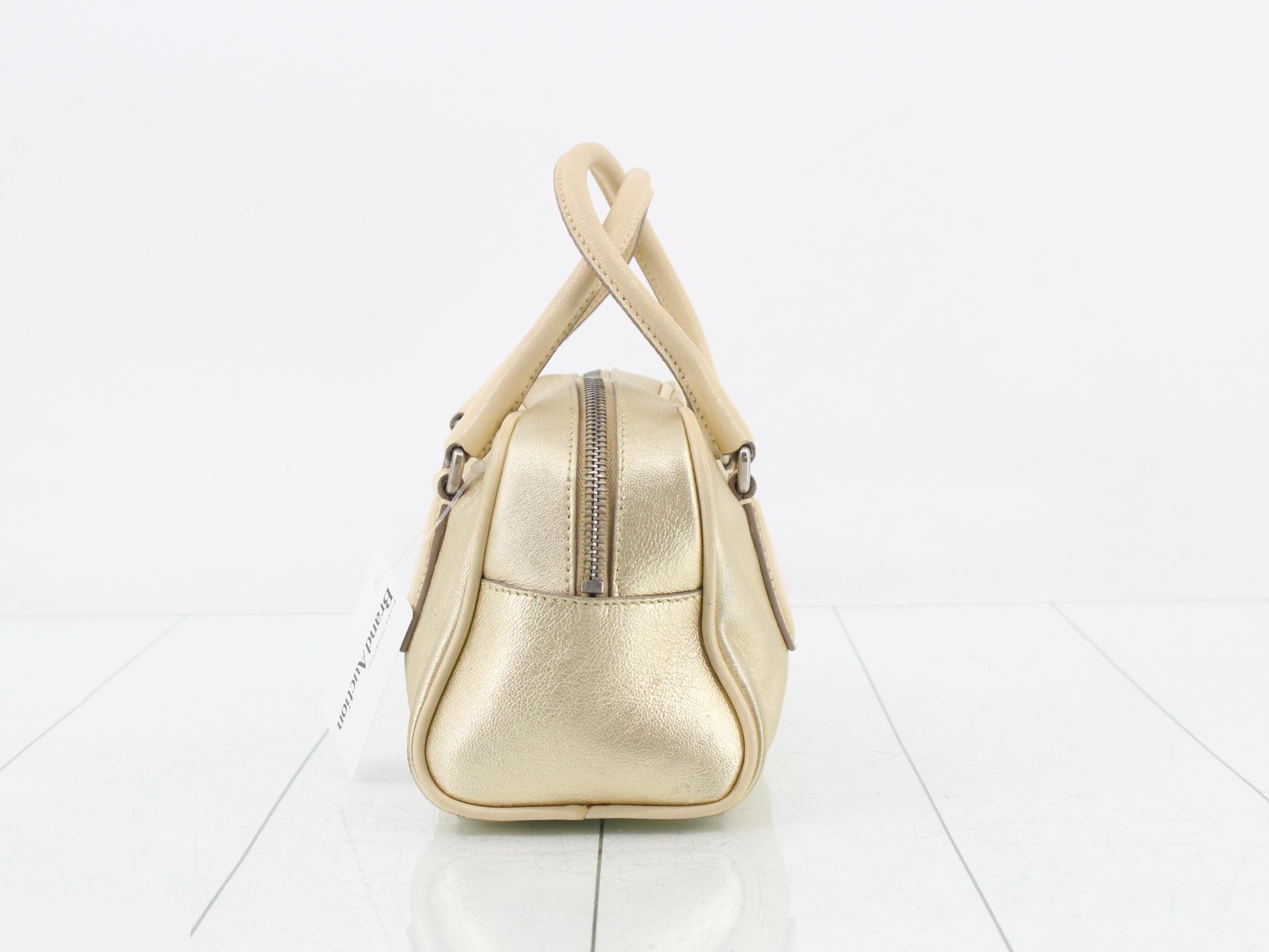 Mini Boston bag, gold — view 3