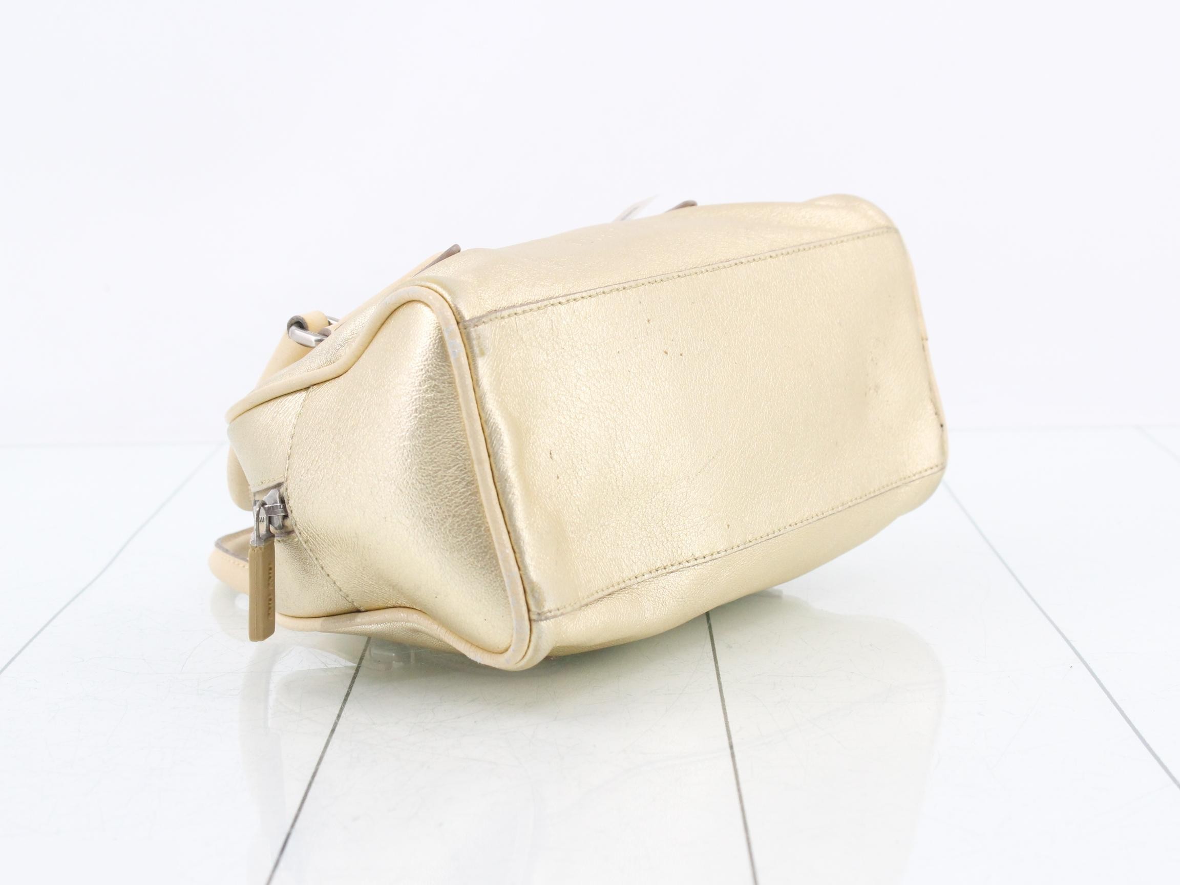 Mini Boston bag, gold — view 5