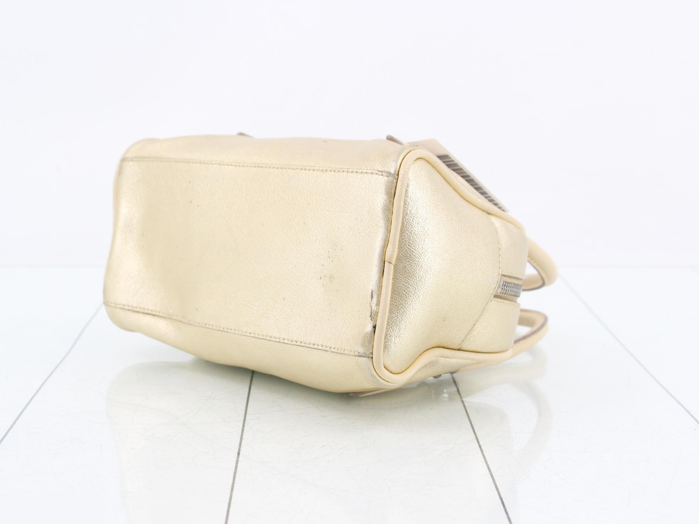 Mini Boston bag, gold — view 6