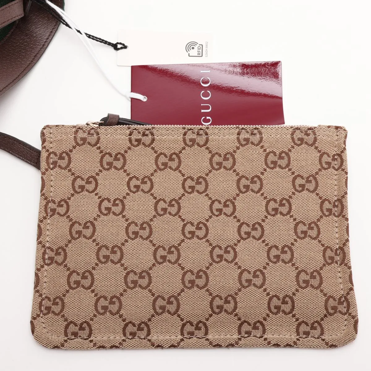 GG Canvas Ophidia Canvas x Leather Tote Bag Brown 853971 — view 10