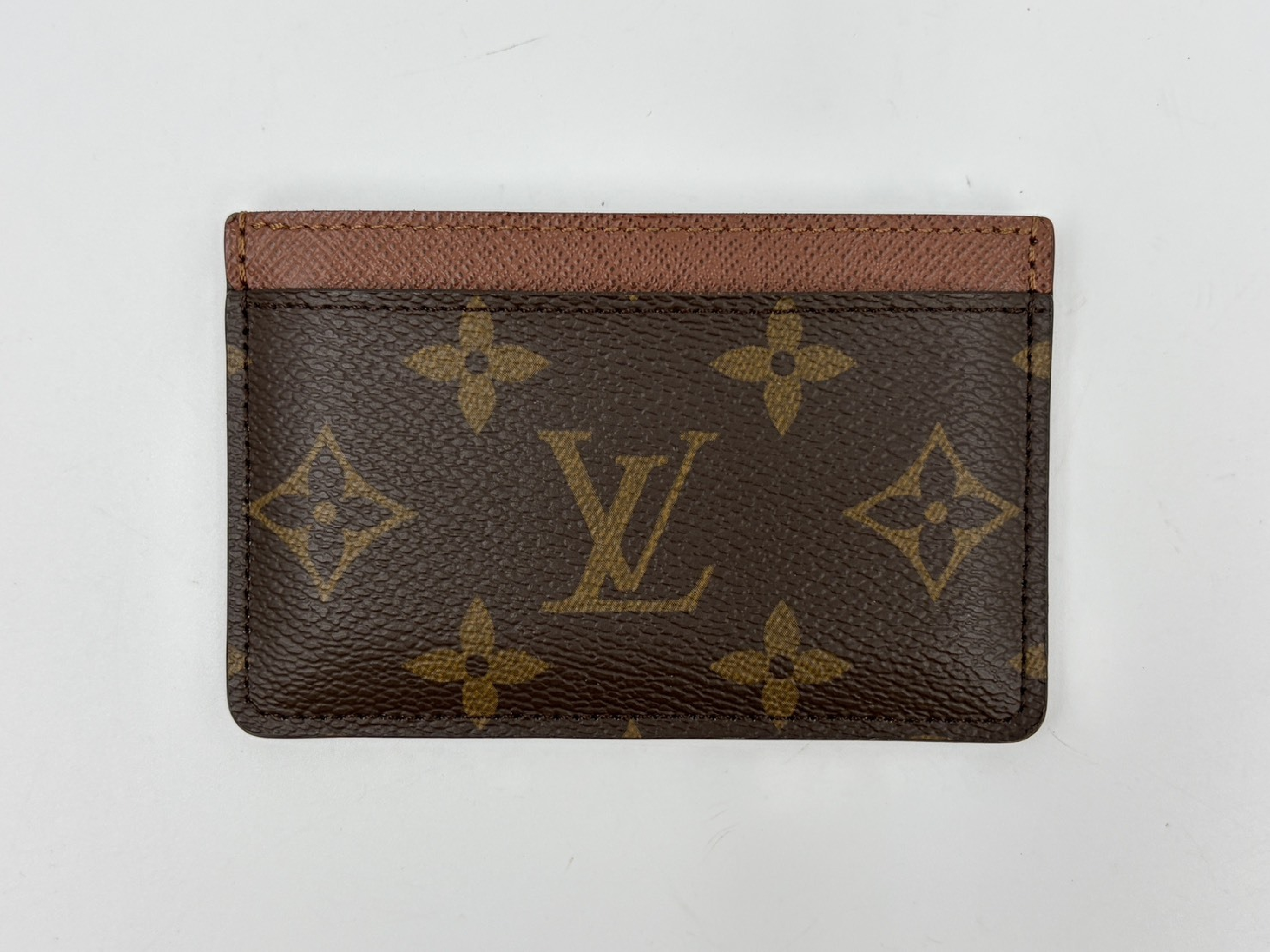 Monogram Portecartes Business Card Holder Card Case Pass Case Card Case — view 2