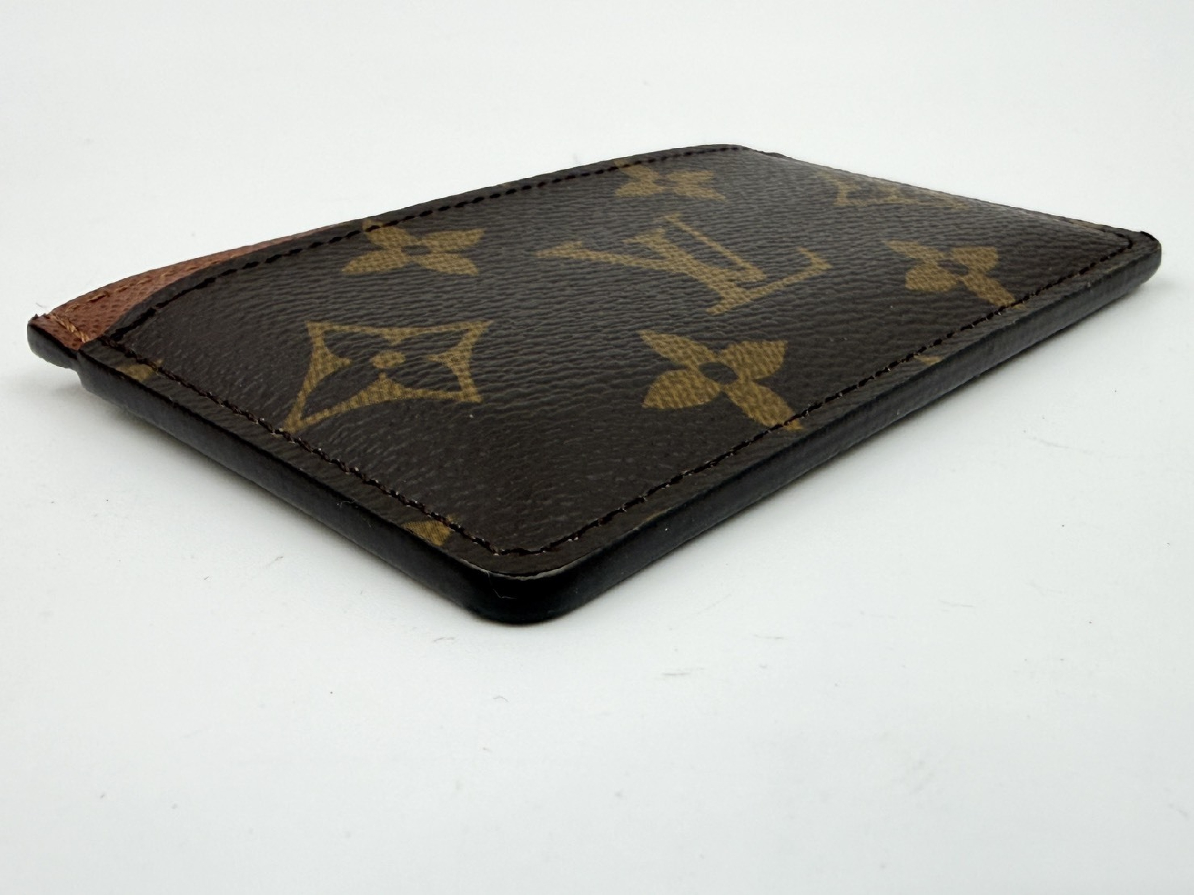 Monogram Portecartes Business Card Holder Card Case Pass Case Card Case — view 4