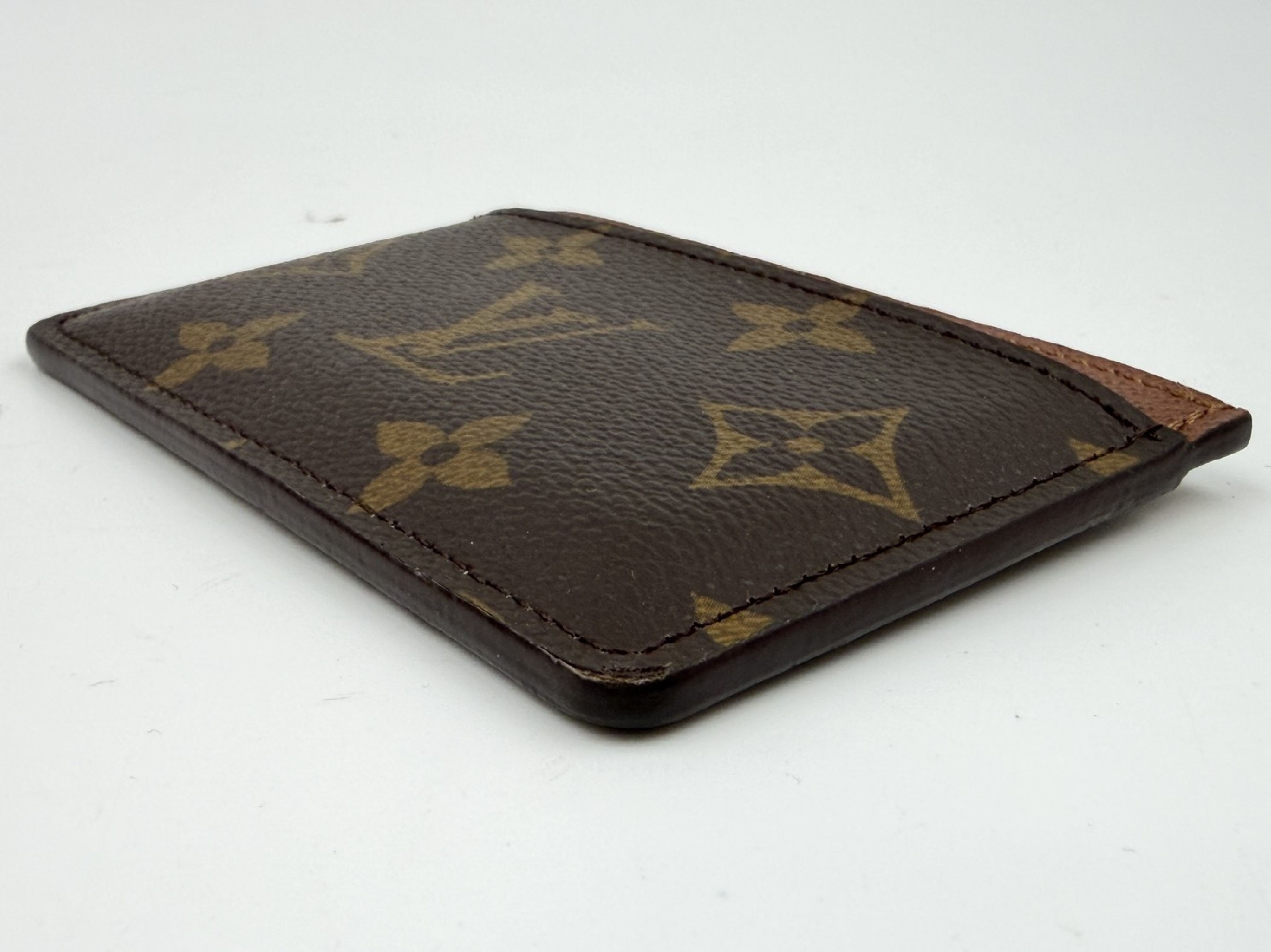 Monogram Portecartes Business Card Holder Card Case Pass Case Card Case — view 5