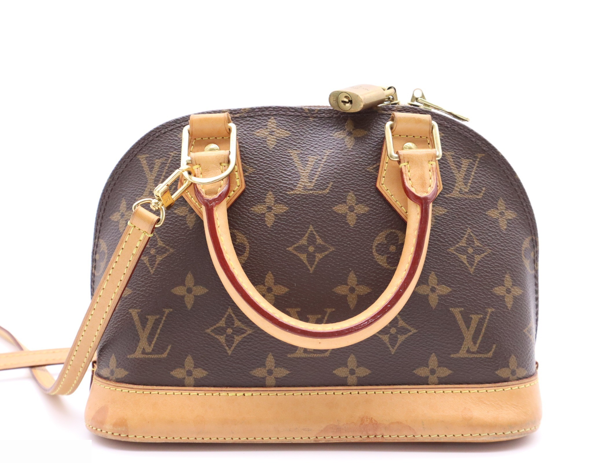 Alma BB (with padlock, 2 keys, clochette, and shoulder strap) — view 2