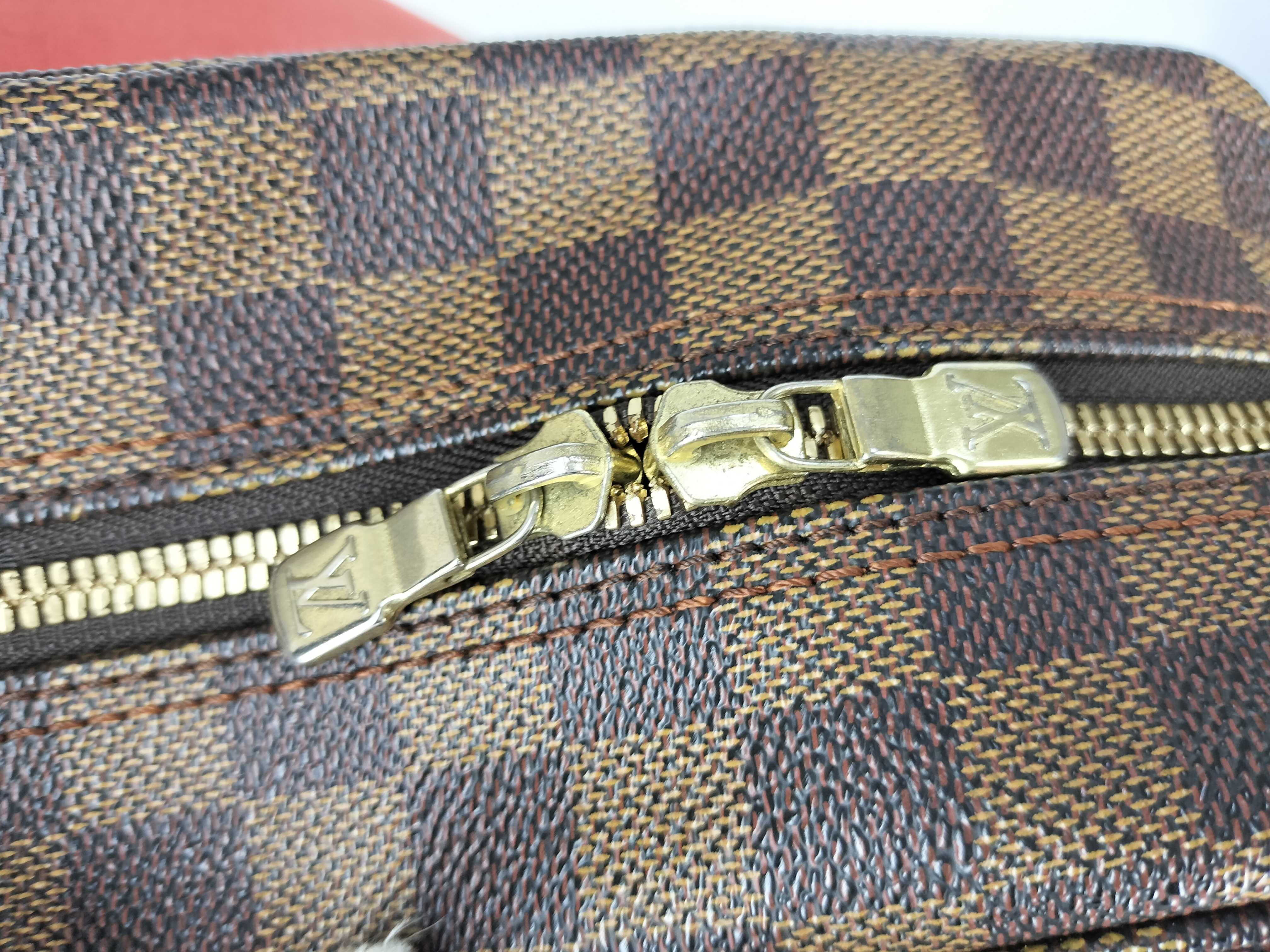 Damier Ebene Shoulder Square Bag — view 14