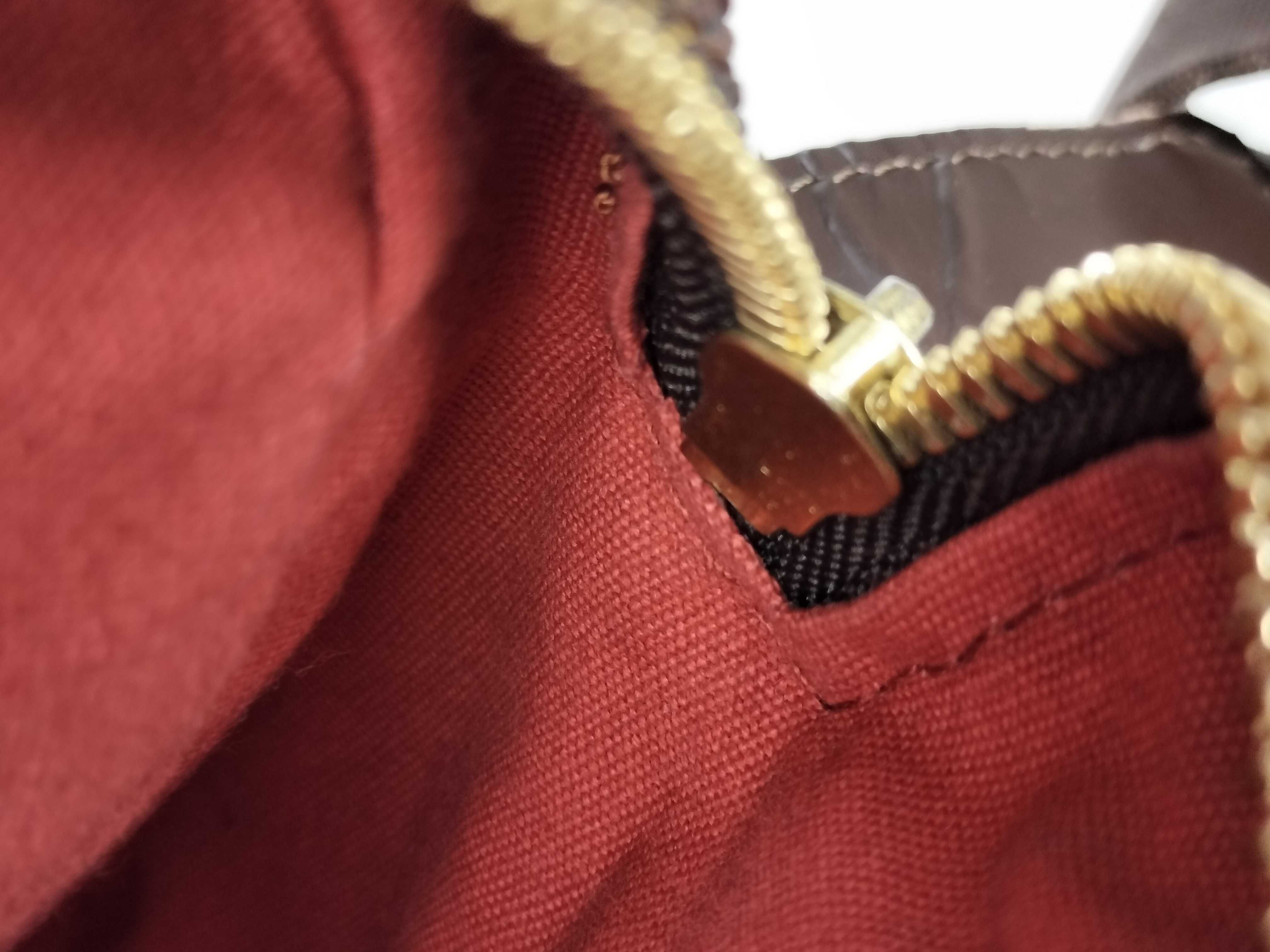 Damier Ebene Shoulder Square Bag — view 9