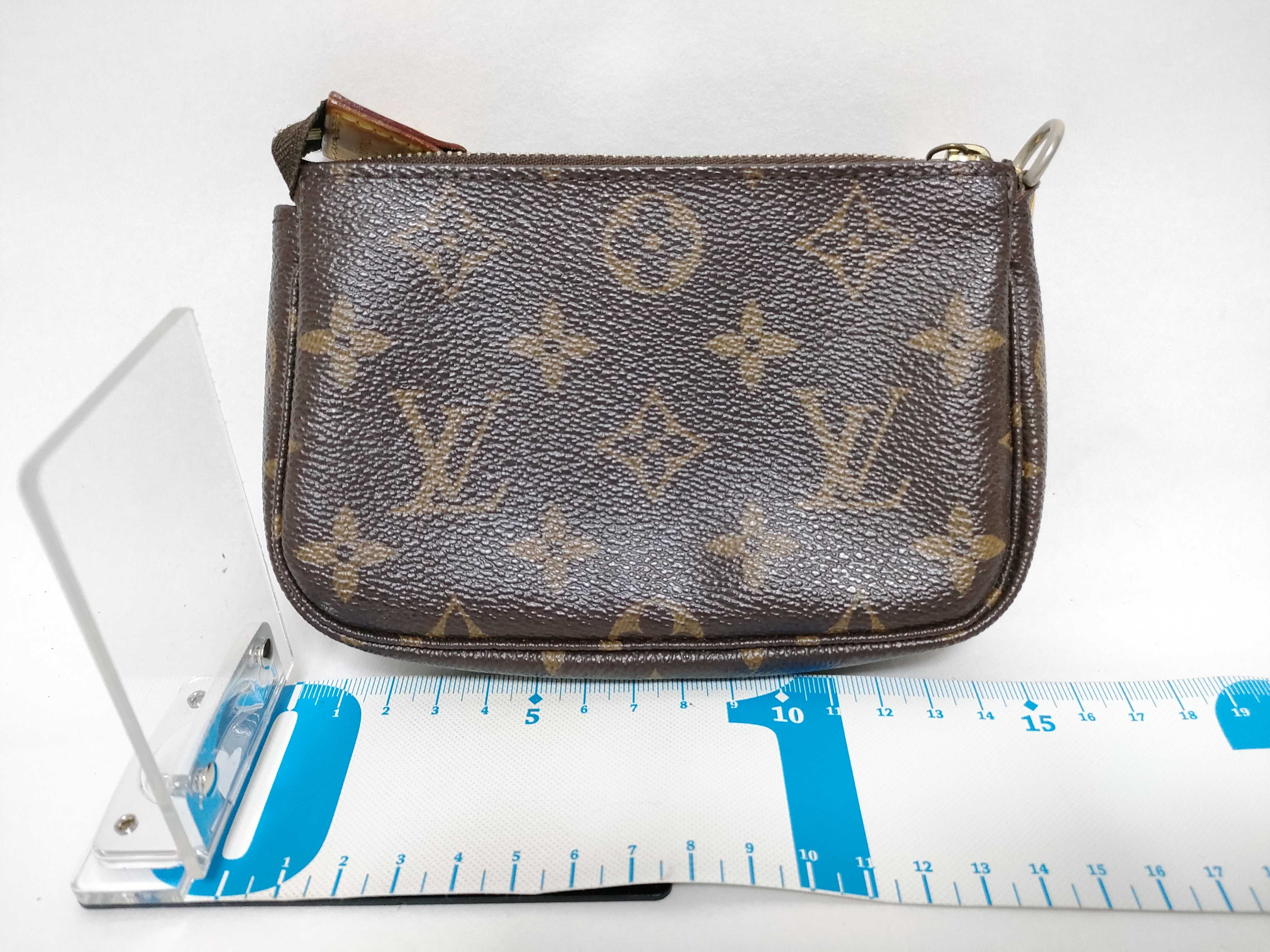 Monogram Mini Pochette Accessoires M58009 DU4180 Brown Pouch — view 2