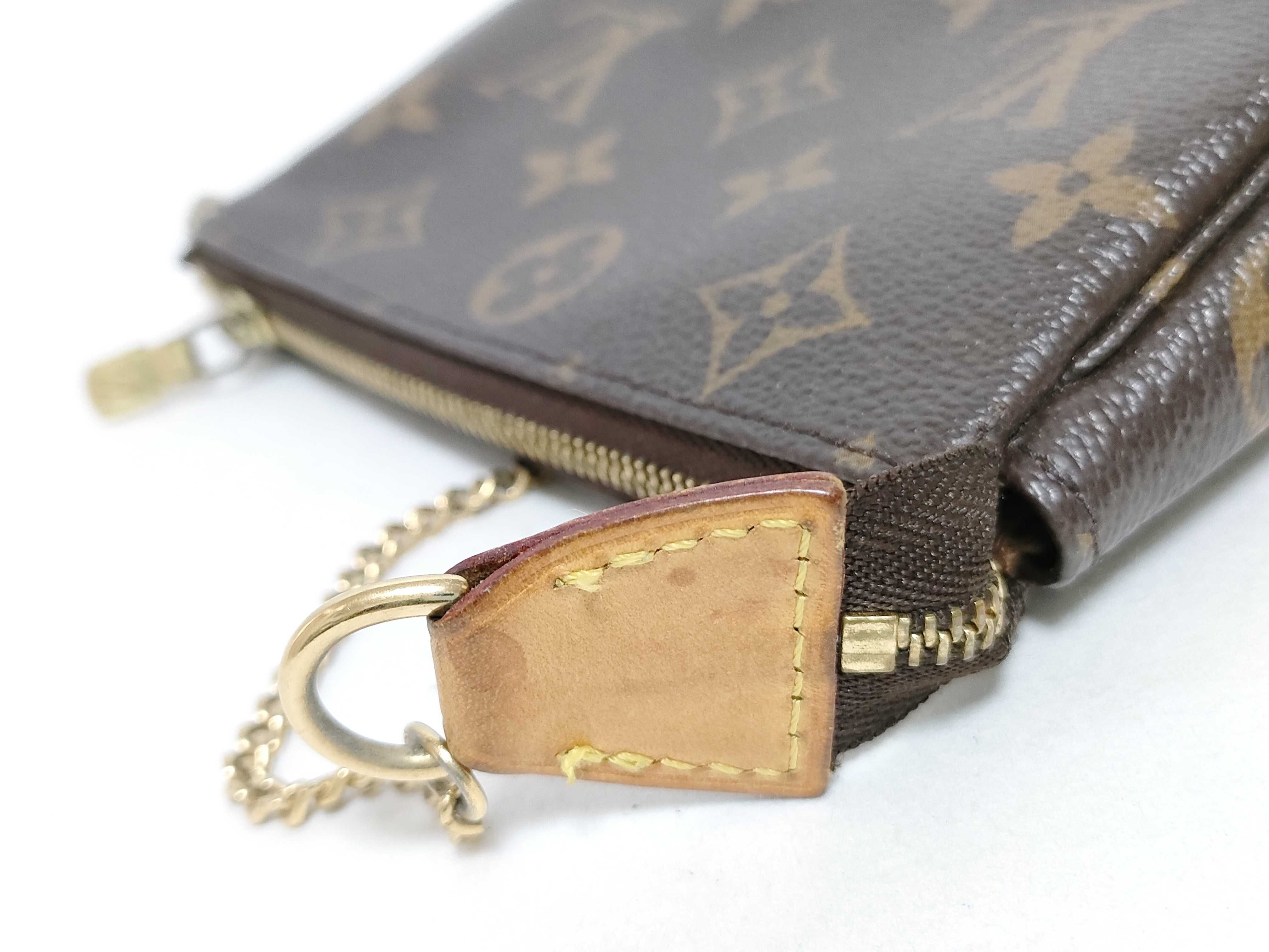 Monogram Mini Pochette Accessoires M58009 DU4180 Brown Pouch — view 13