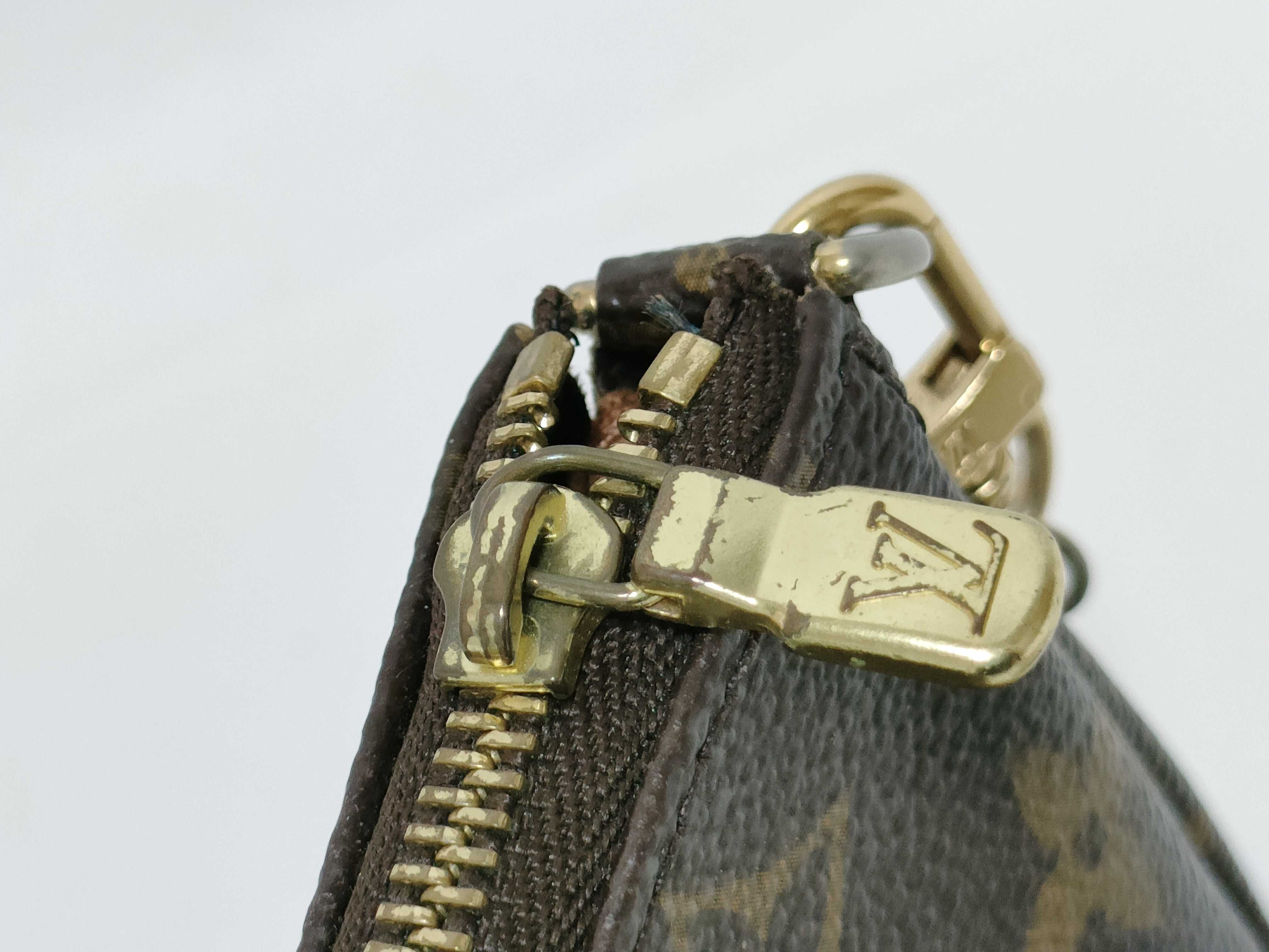 Monogram Mini Pochette Accessoires M58009 DU4180 Brown Pouch — view 14