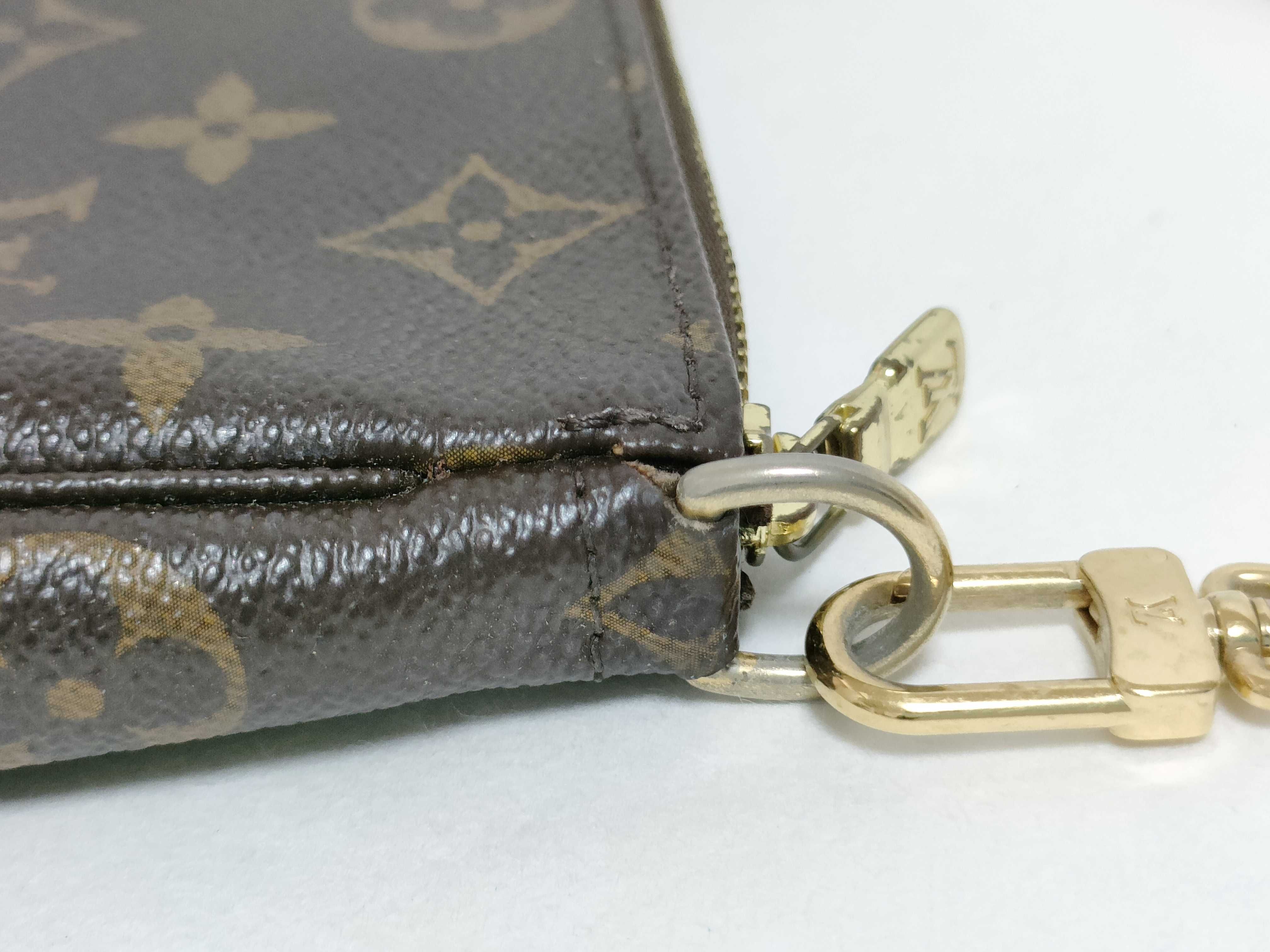 Monogram Mini Pochette Accessoires M58009 DU4180 Brown Pouch — view 5
