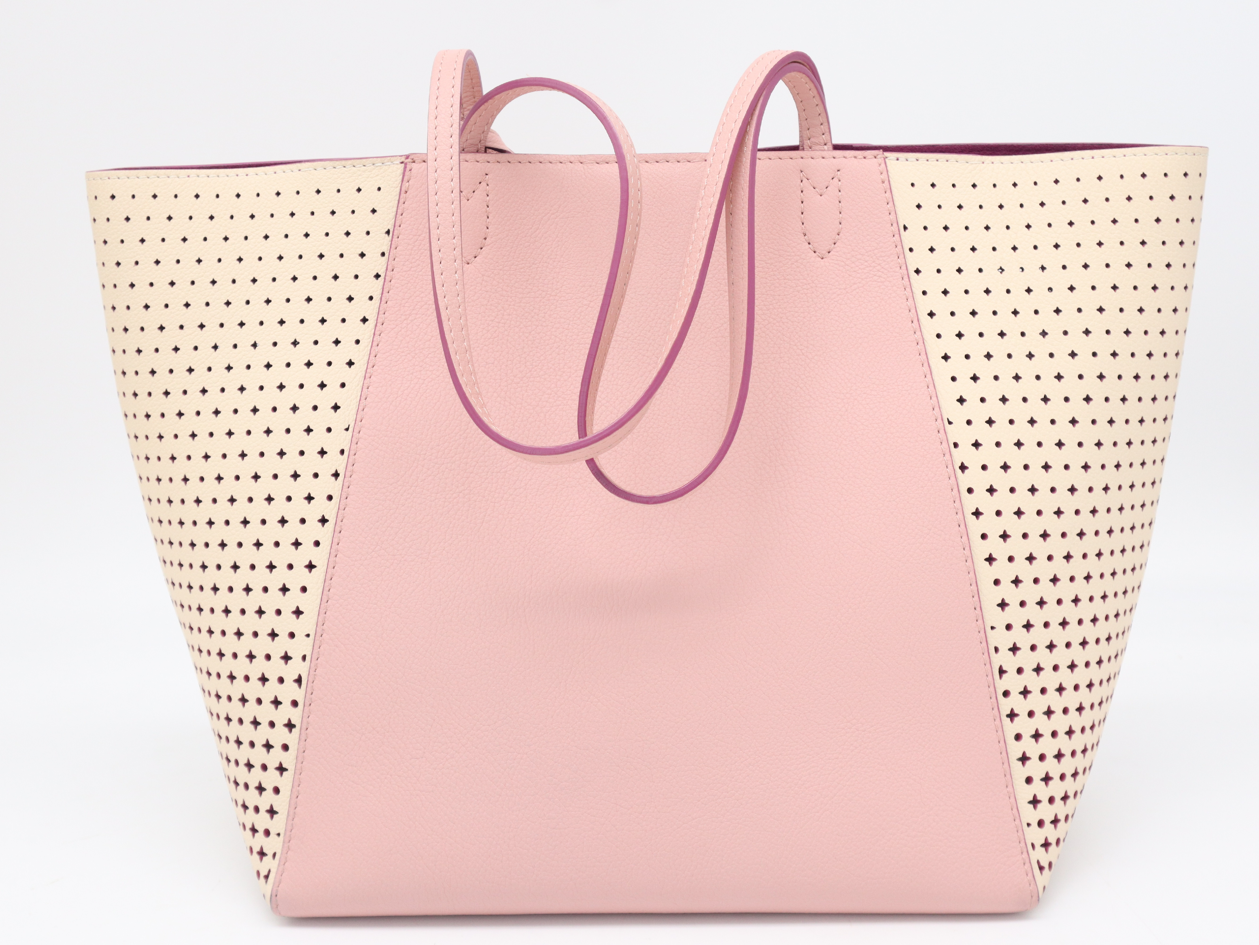 M54578 Calf Leather Lockme Cabas Tote Bag (RFID Verified) with Clochette and Dust Bag. — view 2