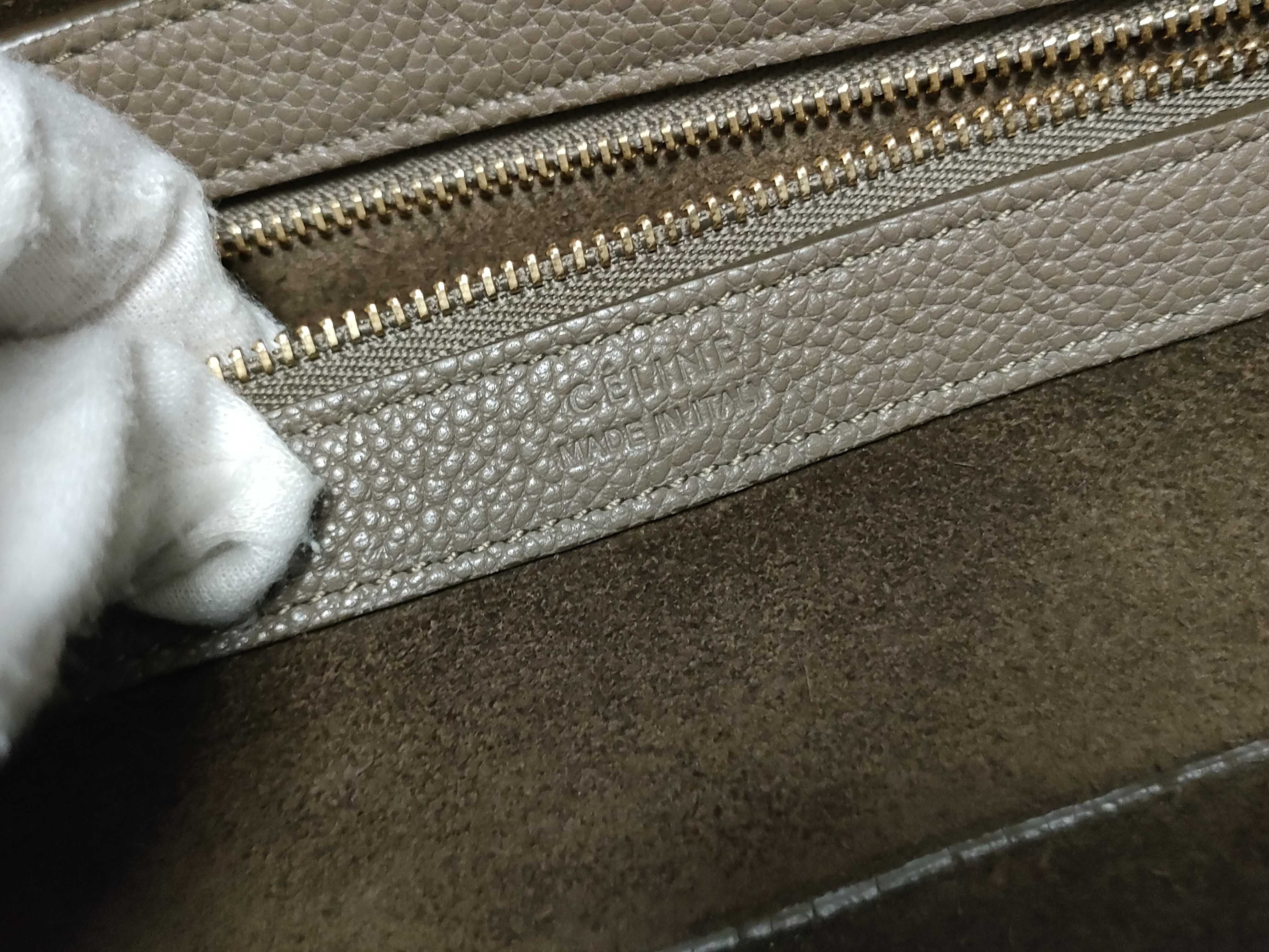 Vertical Cabas Tote Bag, Gray Tote Bag — view 9