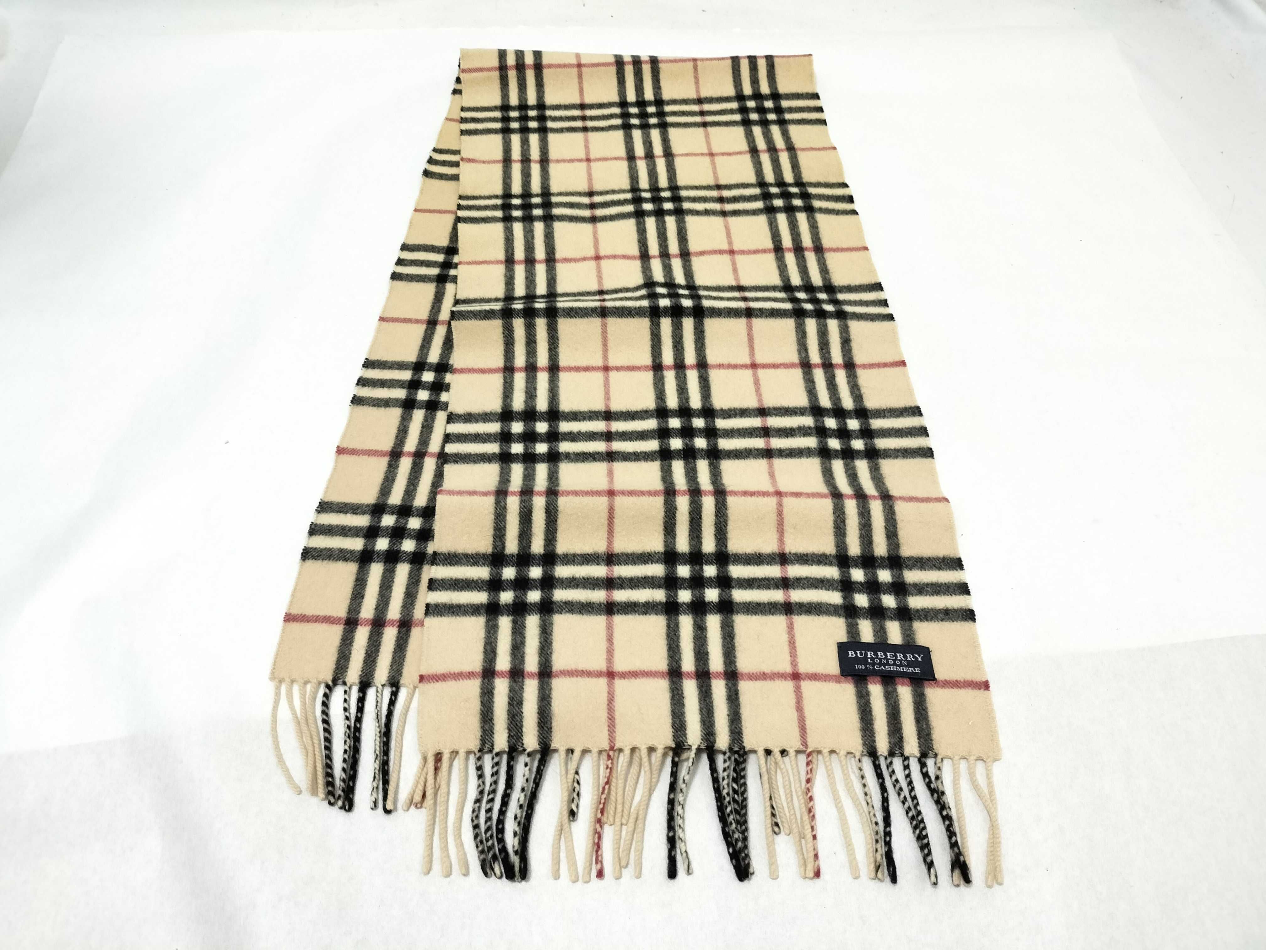 100% Cashmere Scarf, Nova Check Pattern, and other accessories. — view 2