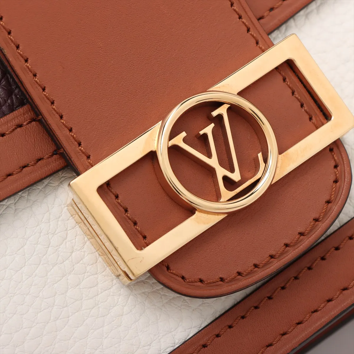 Taurillon Bumbag Dauphine M58881 GI0179 Brown x White x Bordeaux — view 11