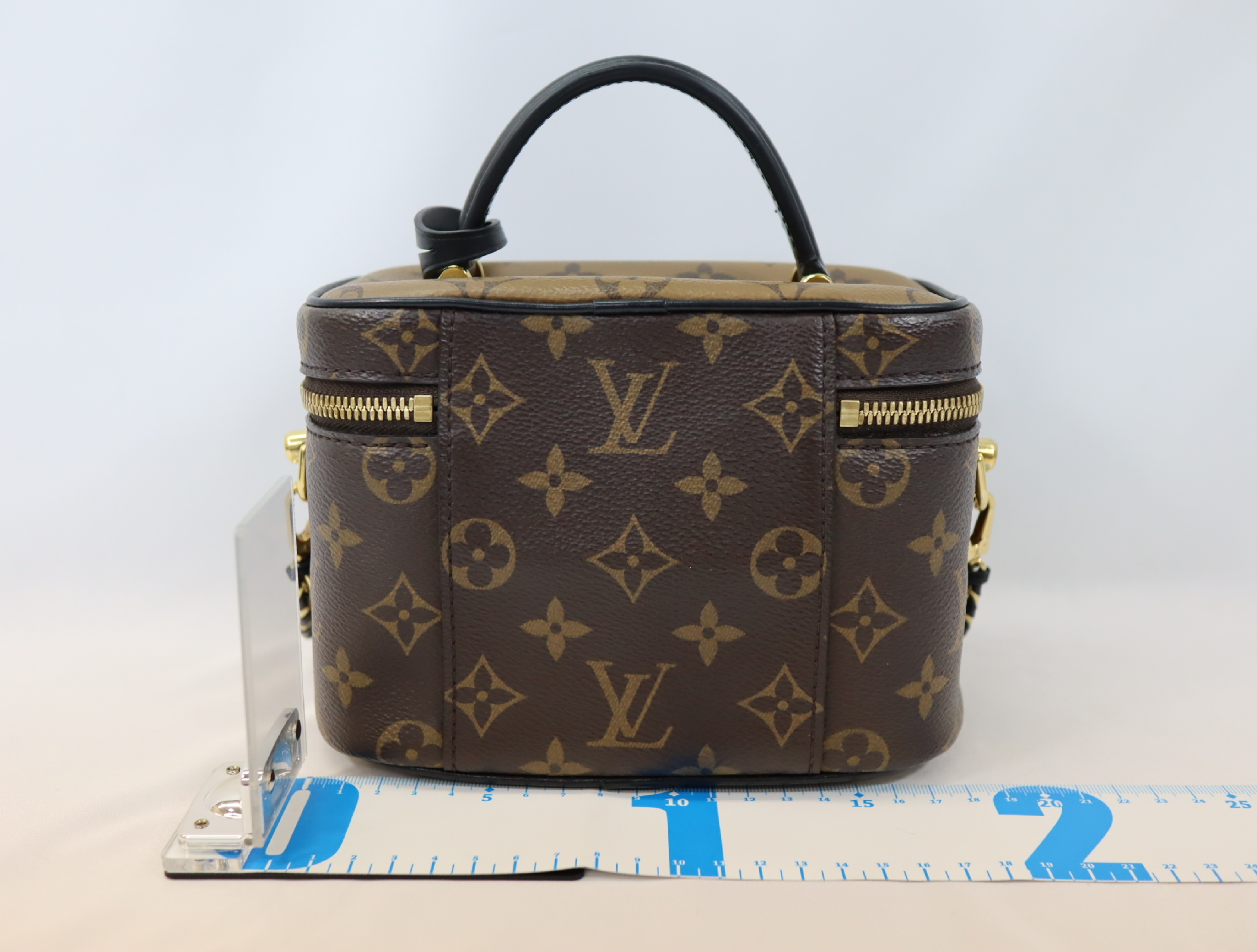 Monogram Reverse Vanity NV M45165 Brown RFID Reactive Shoulder Bag — view 2