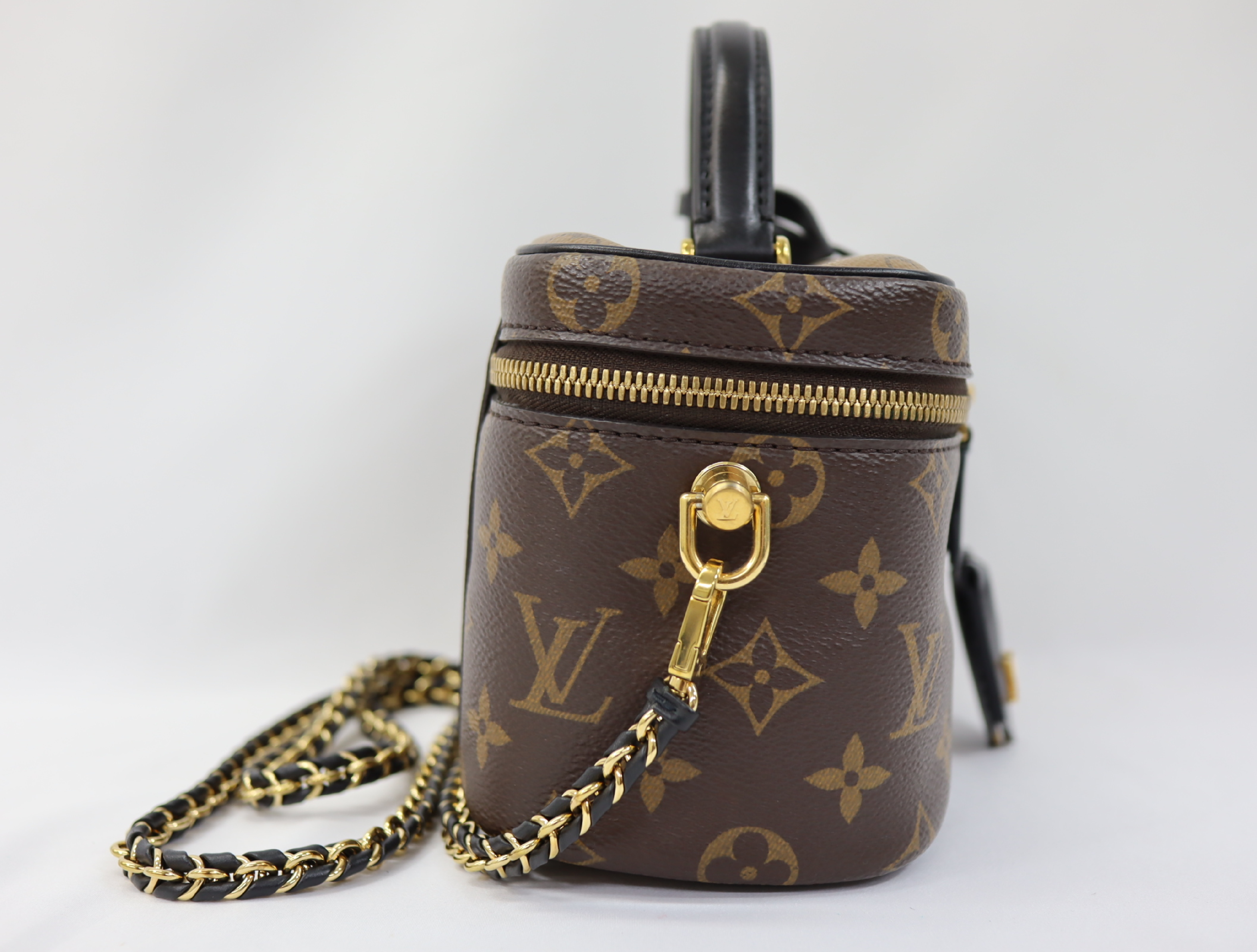 Monogram Reverse Vanity NV M45165 Brown RFID Reactive Shoulder Bag — view 4