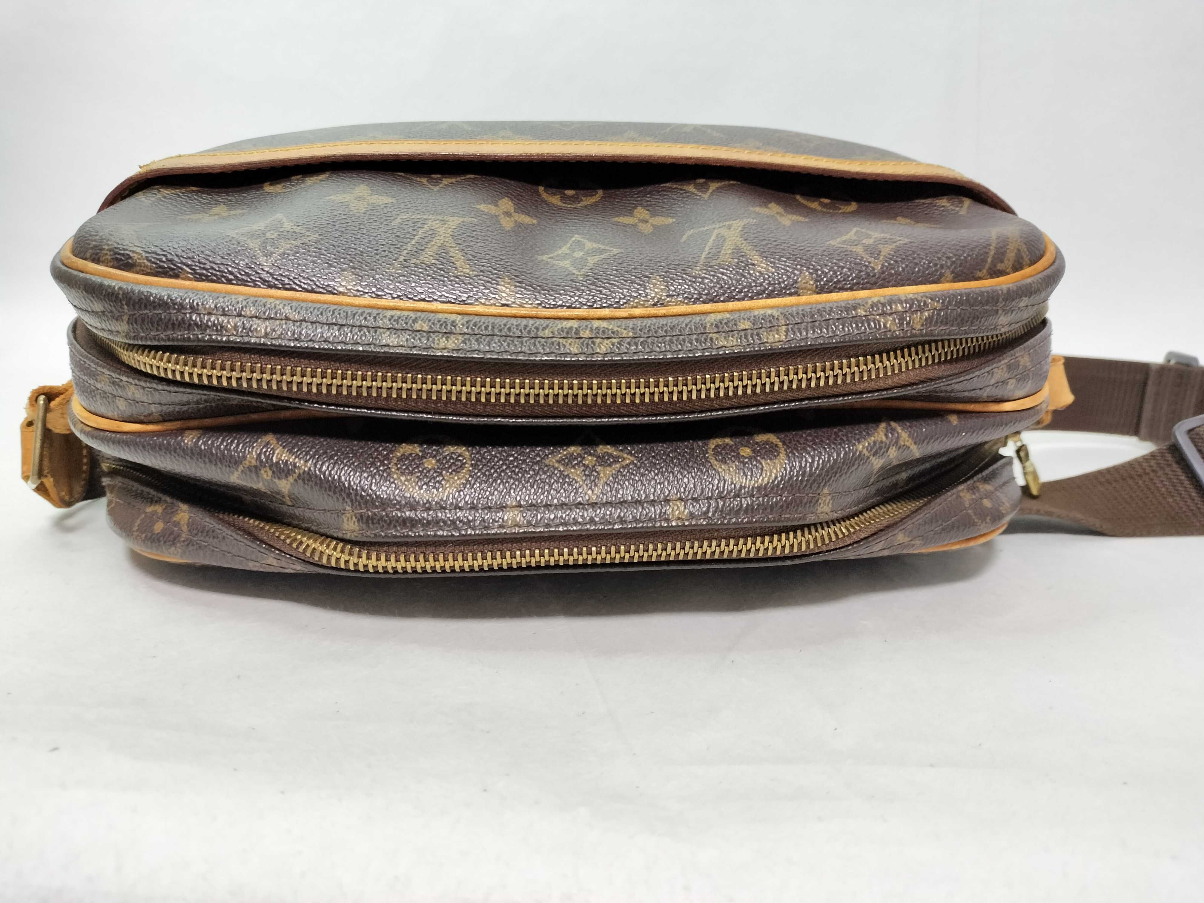 Monogram Louis Vuitton Monogram Reporter Shoulder Bag — view 12