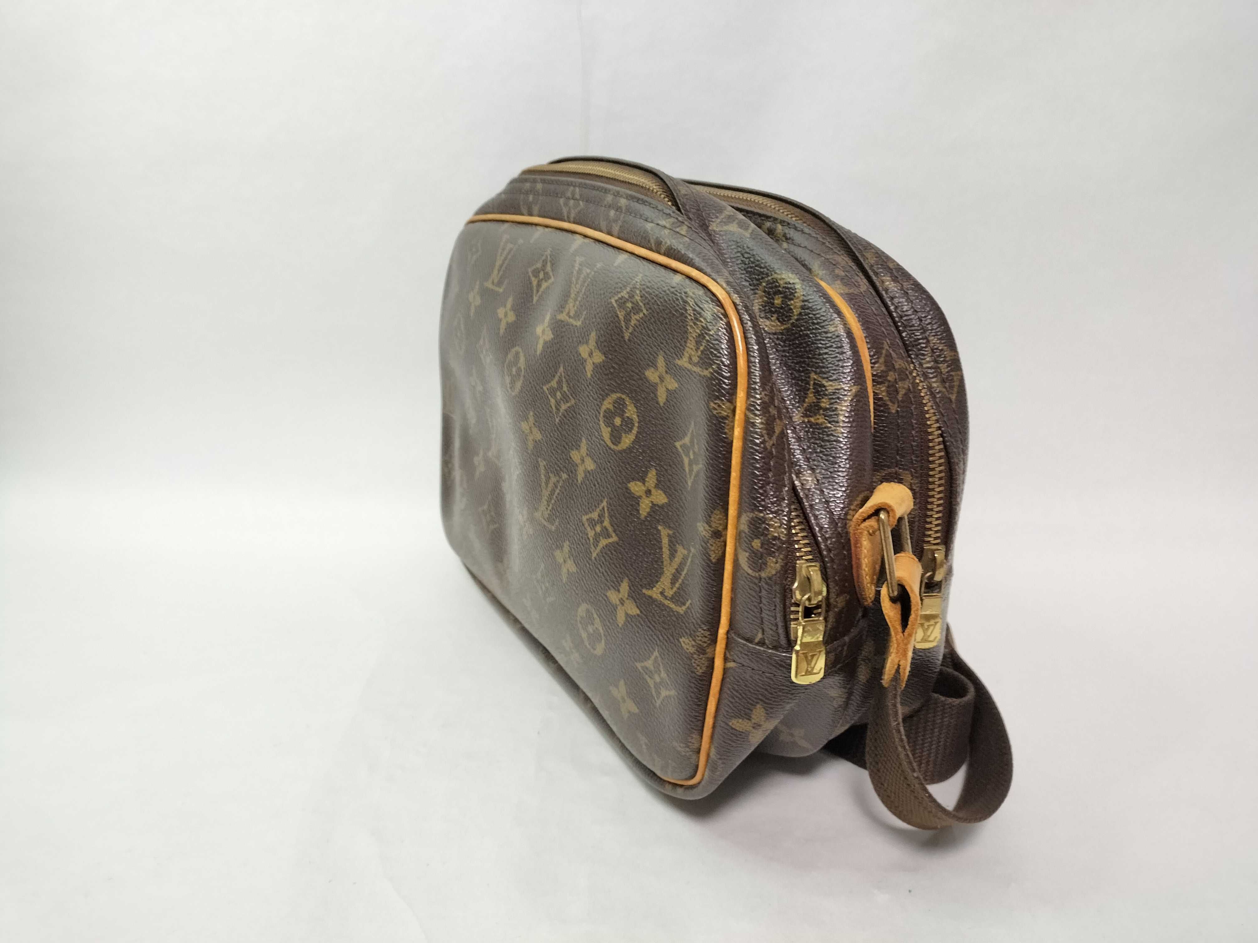 Monogram Louis Vuitton Monogram Reporter Shoulder Bag — view 3