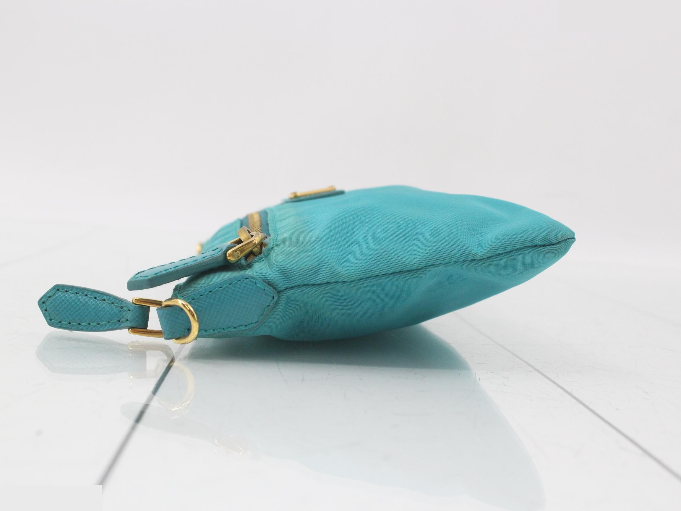 turquoise blue shoulder bag, size 42 — view 4
