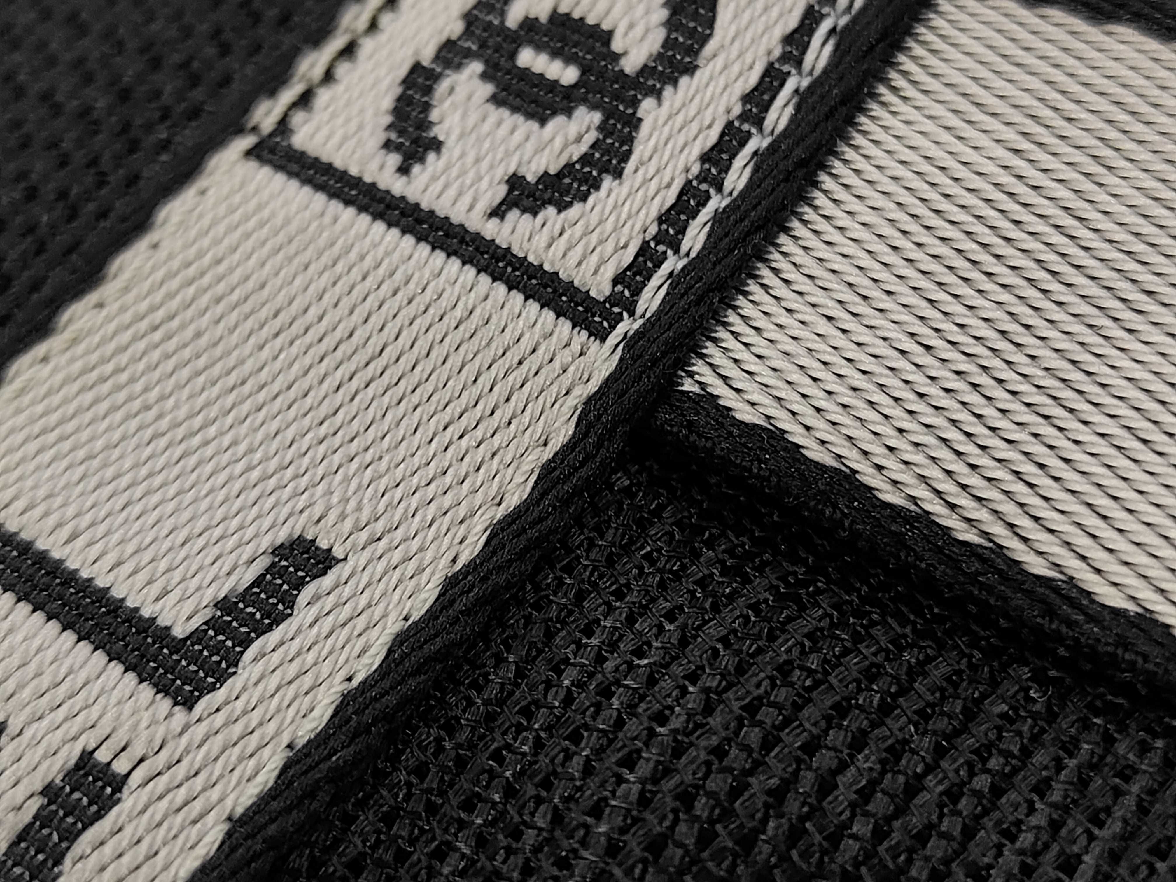 Mesh Backpack, Nylon, Black, with Seal — view 5