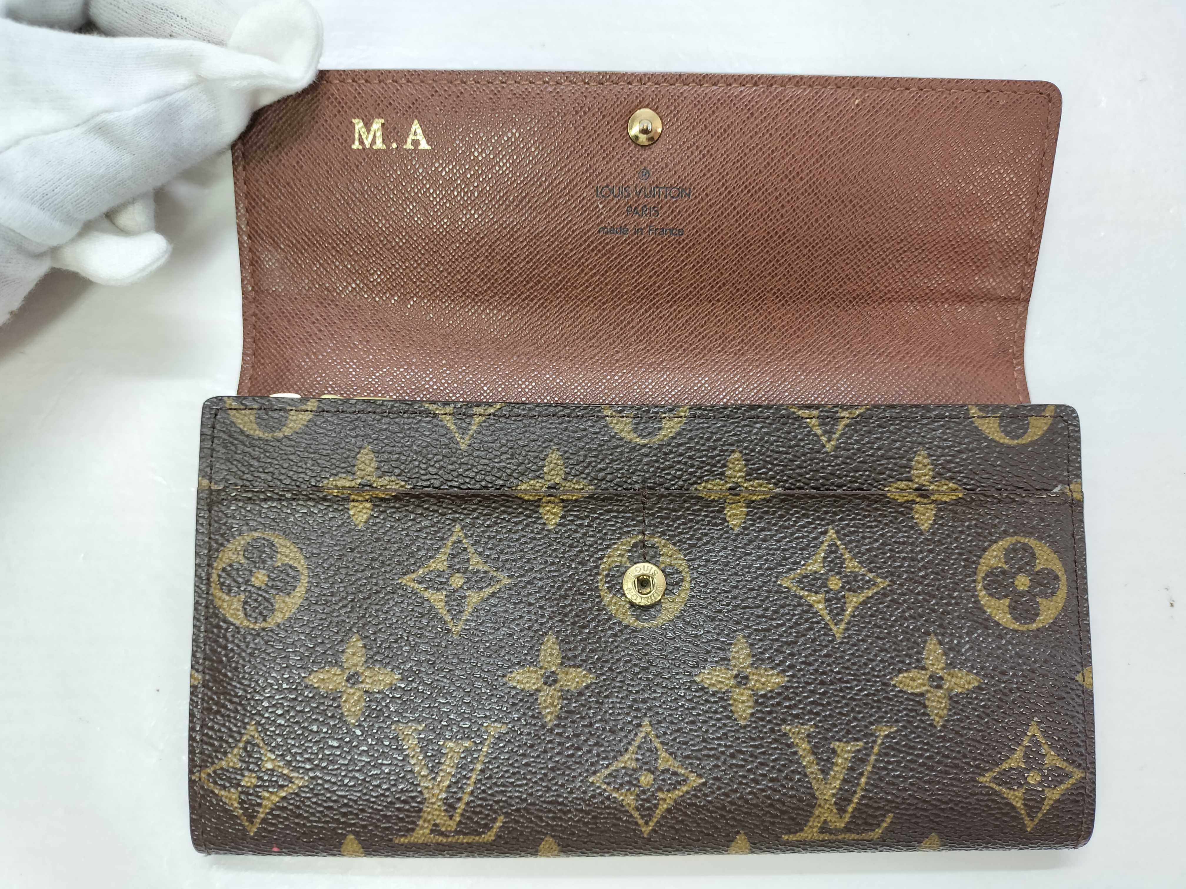 Monogram Louis Vuitton Monogram Portefeuille Sarah M61734 MI0095 Wallet — view 15